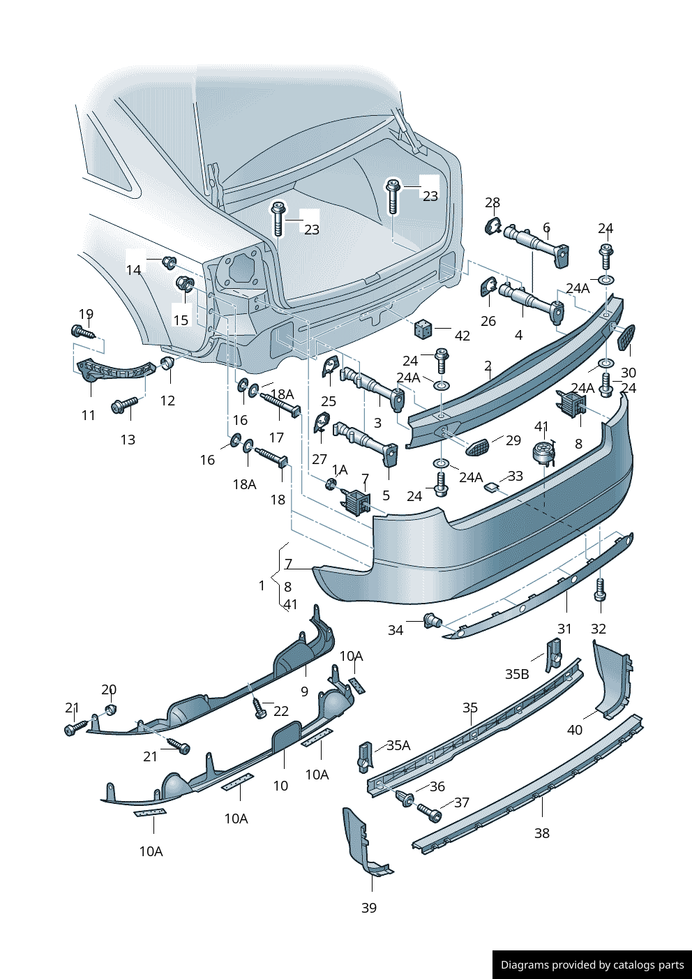 Car part diagram
