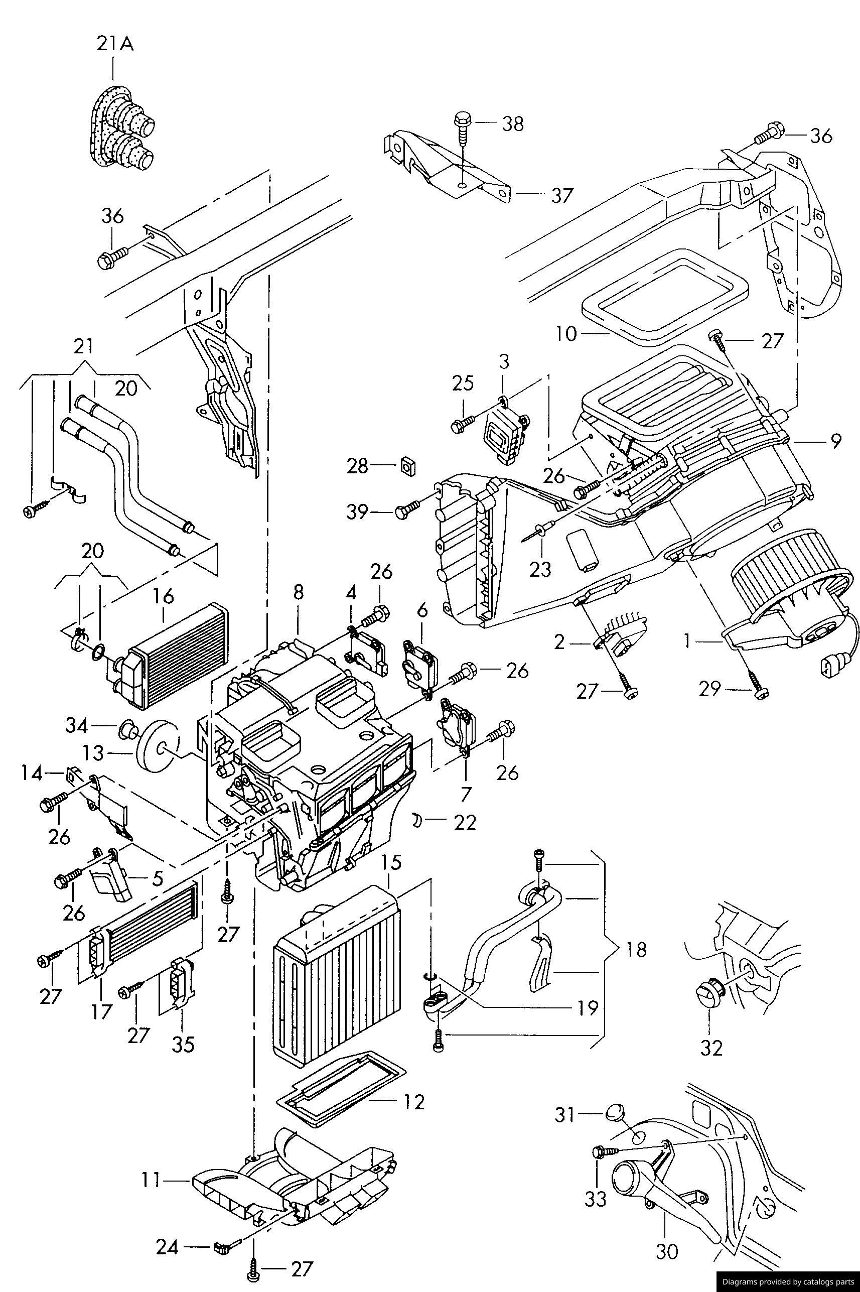 Car part diagram