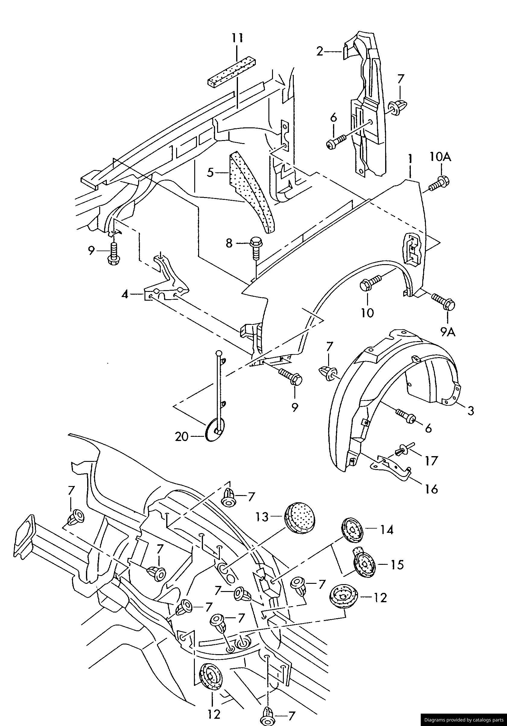 Car part diagram