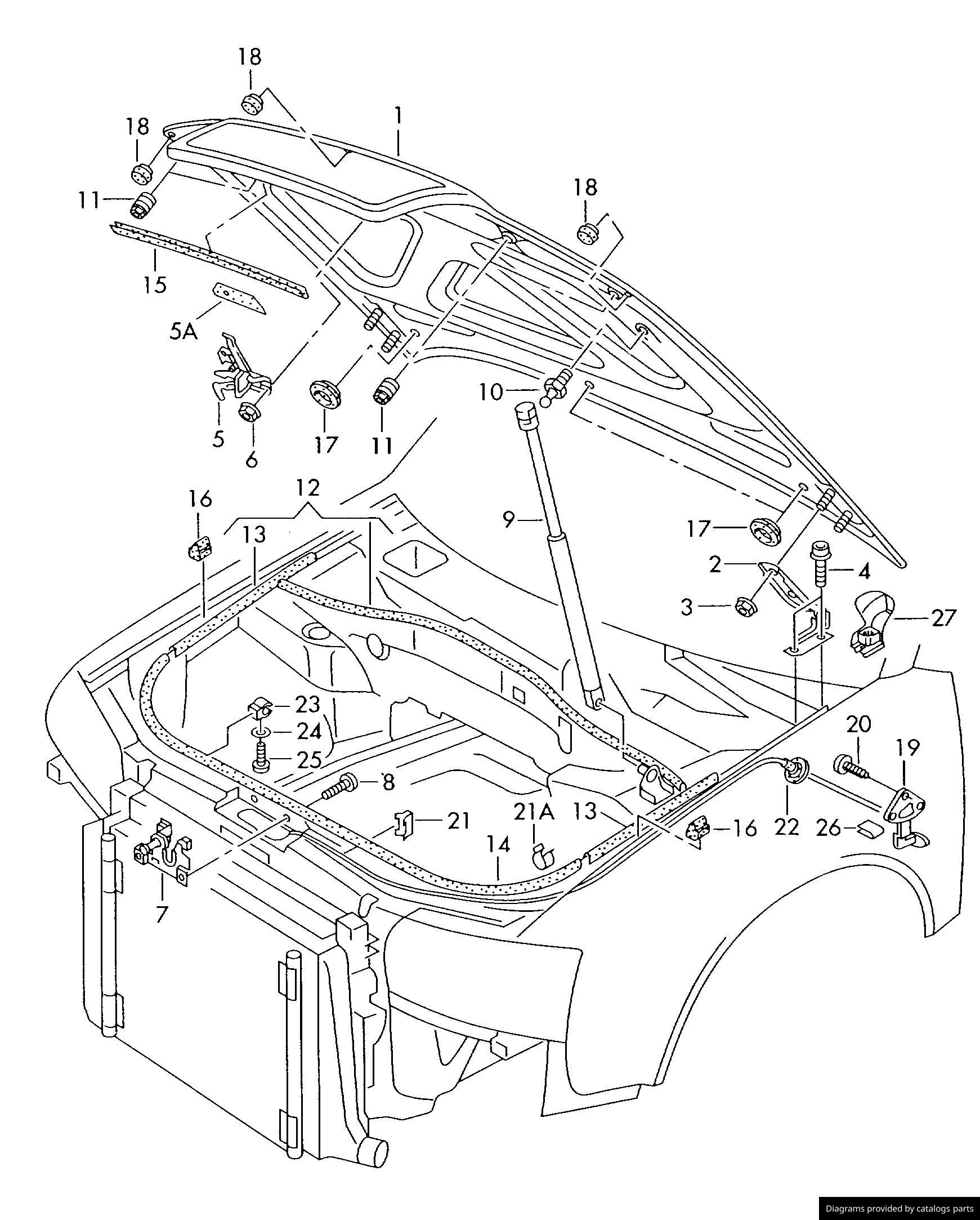 Car part diagram