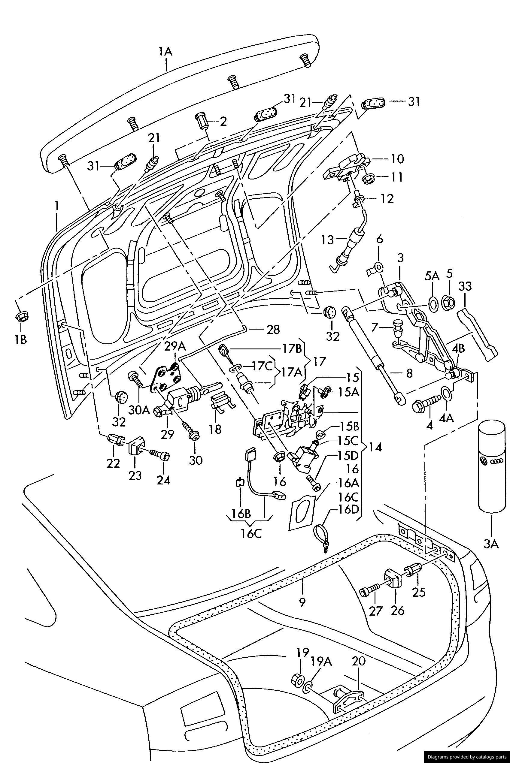 Car part diagram