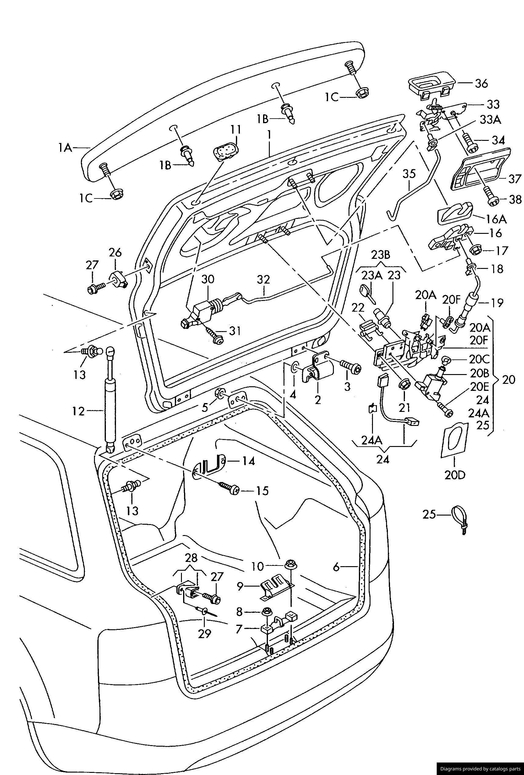 Car part diagram