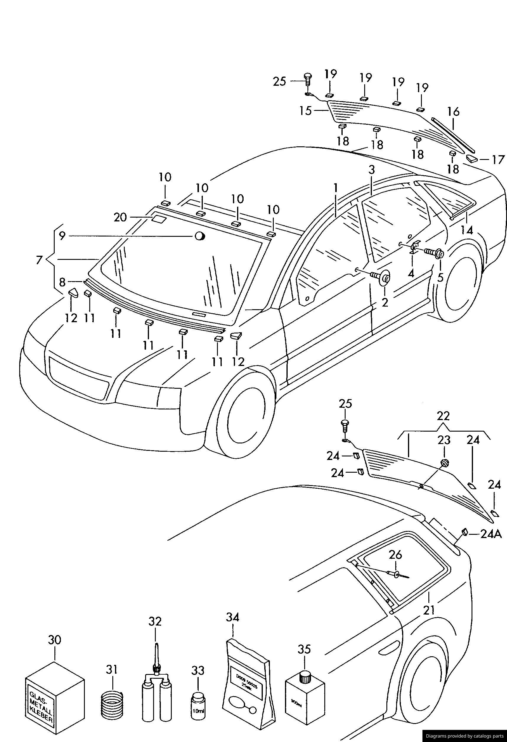 Car part diagram