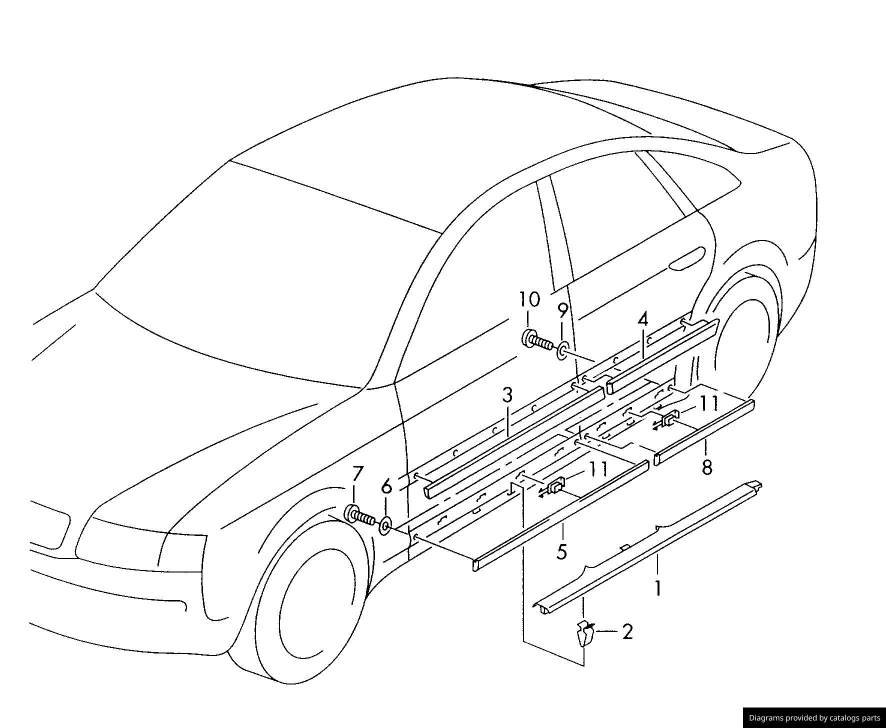 Car part diagram