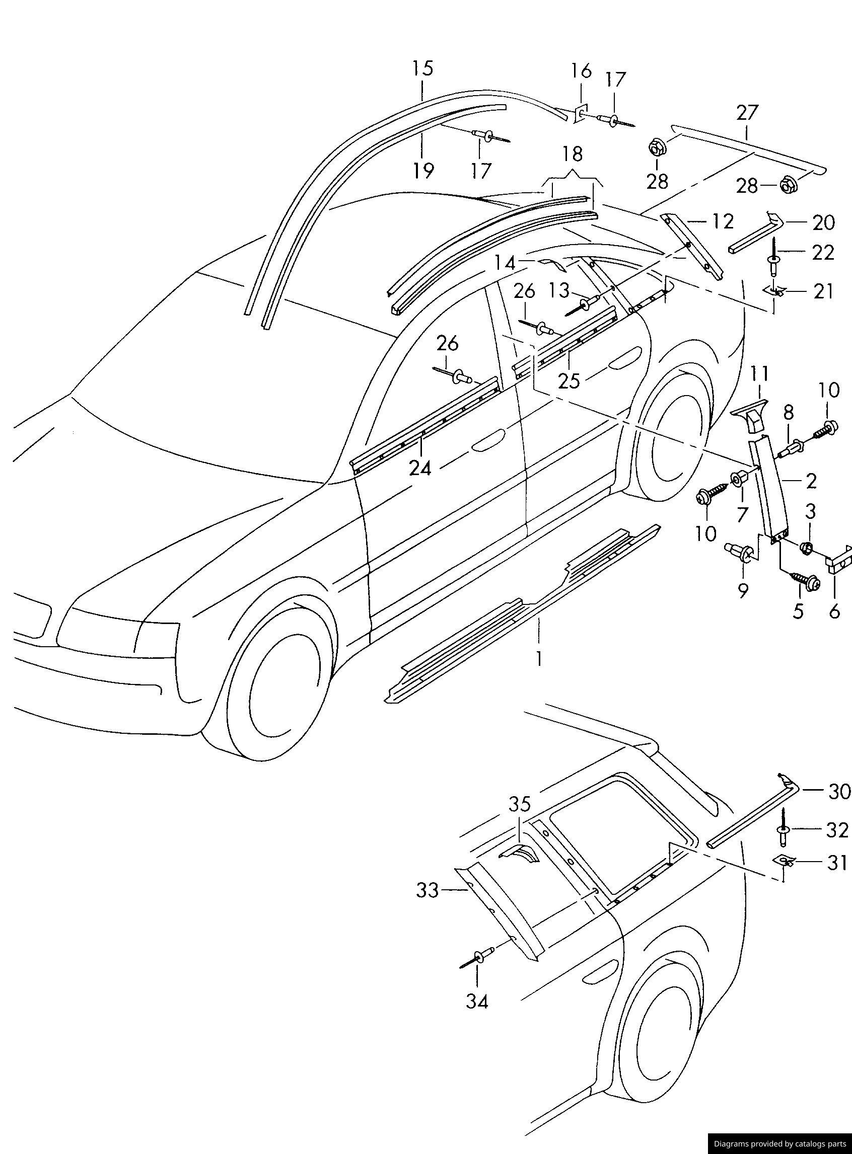 Car part diagram