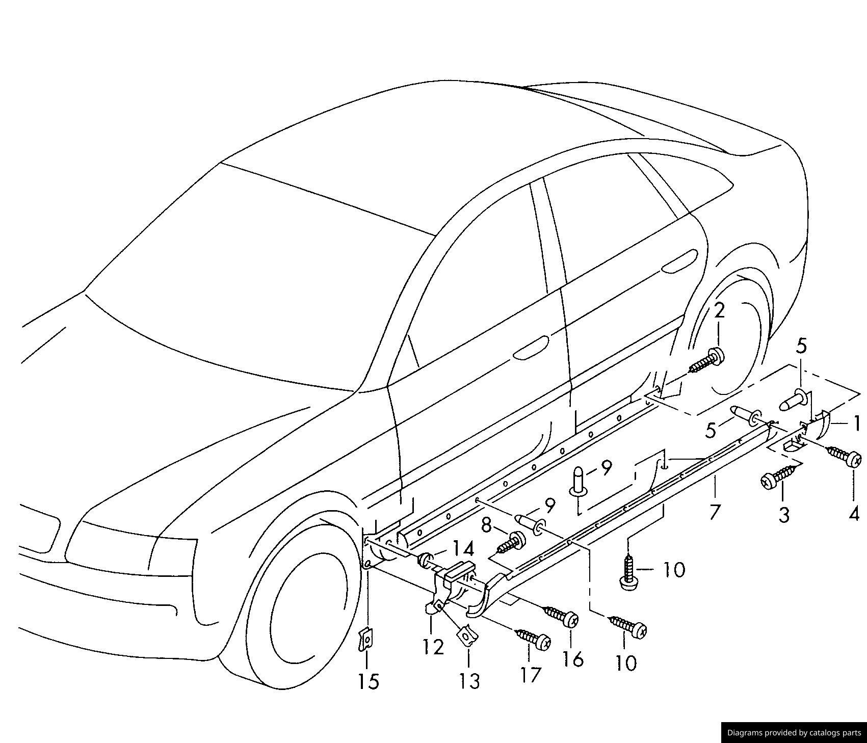 Car part diagram