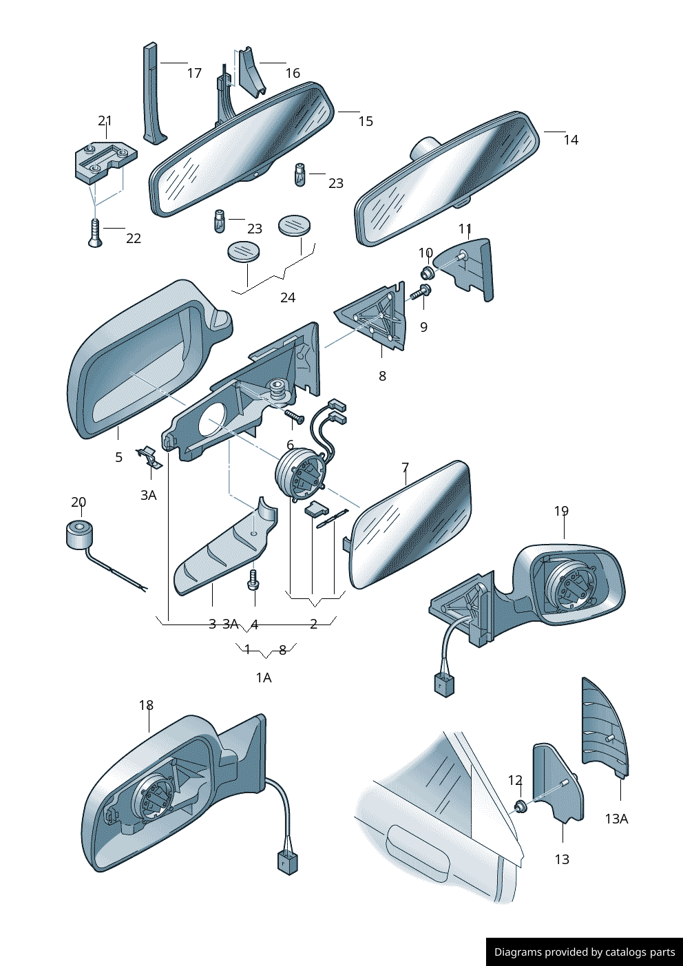 Car part diagram