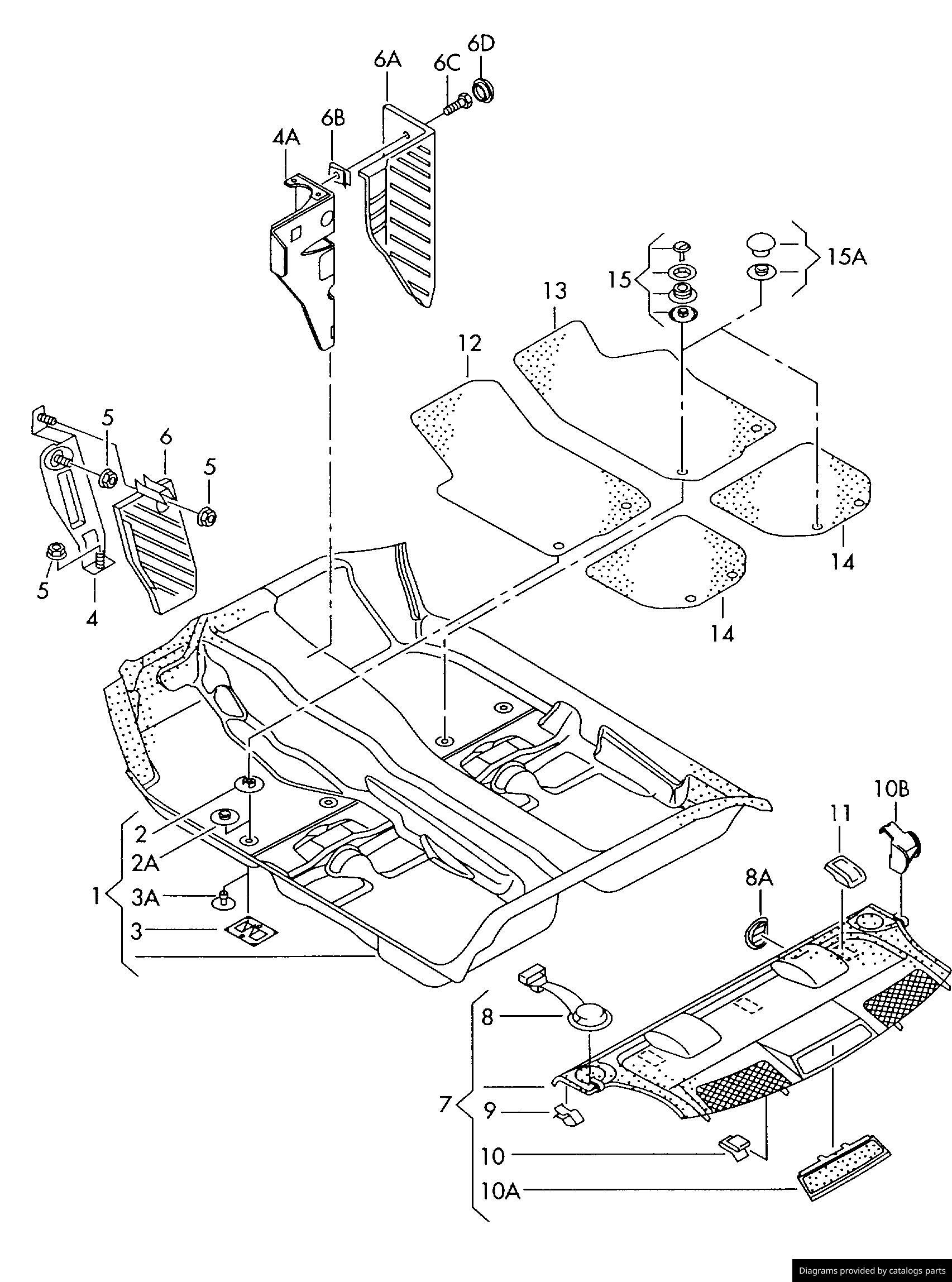 Car part diagram