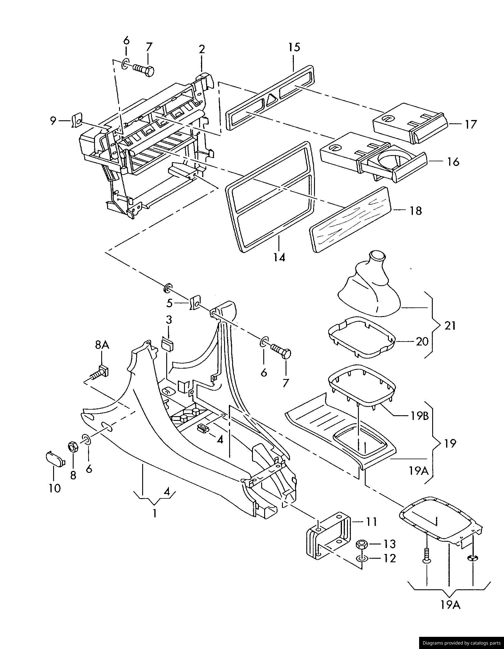 Car part diagram