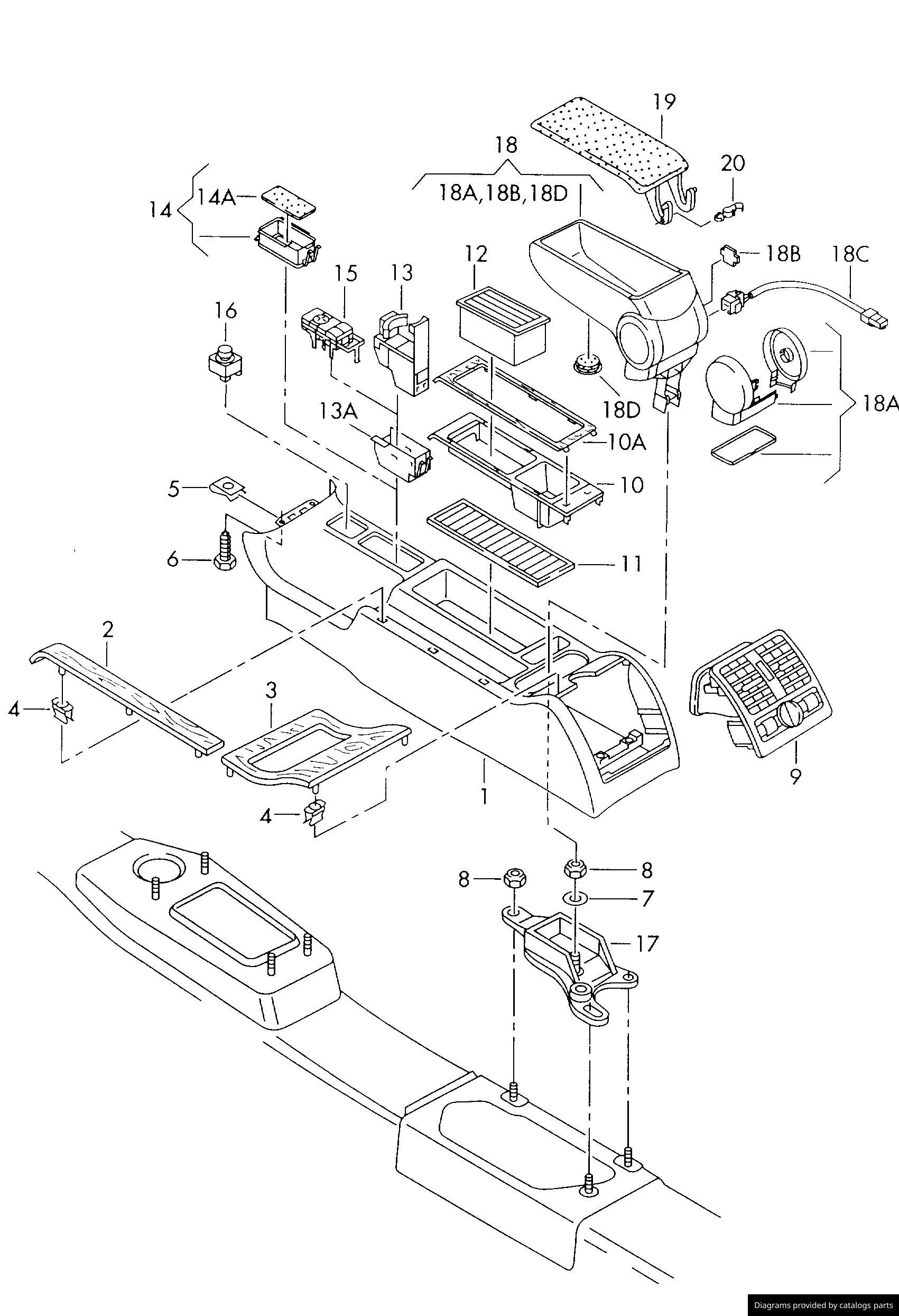 Car part diagram