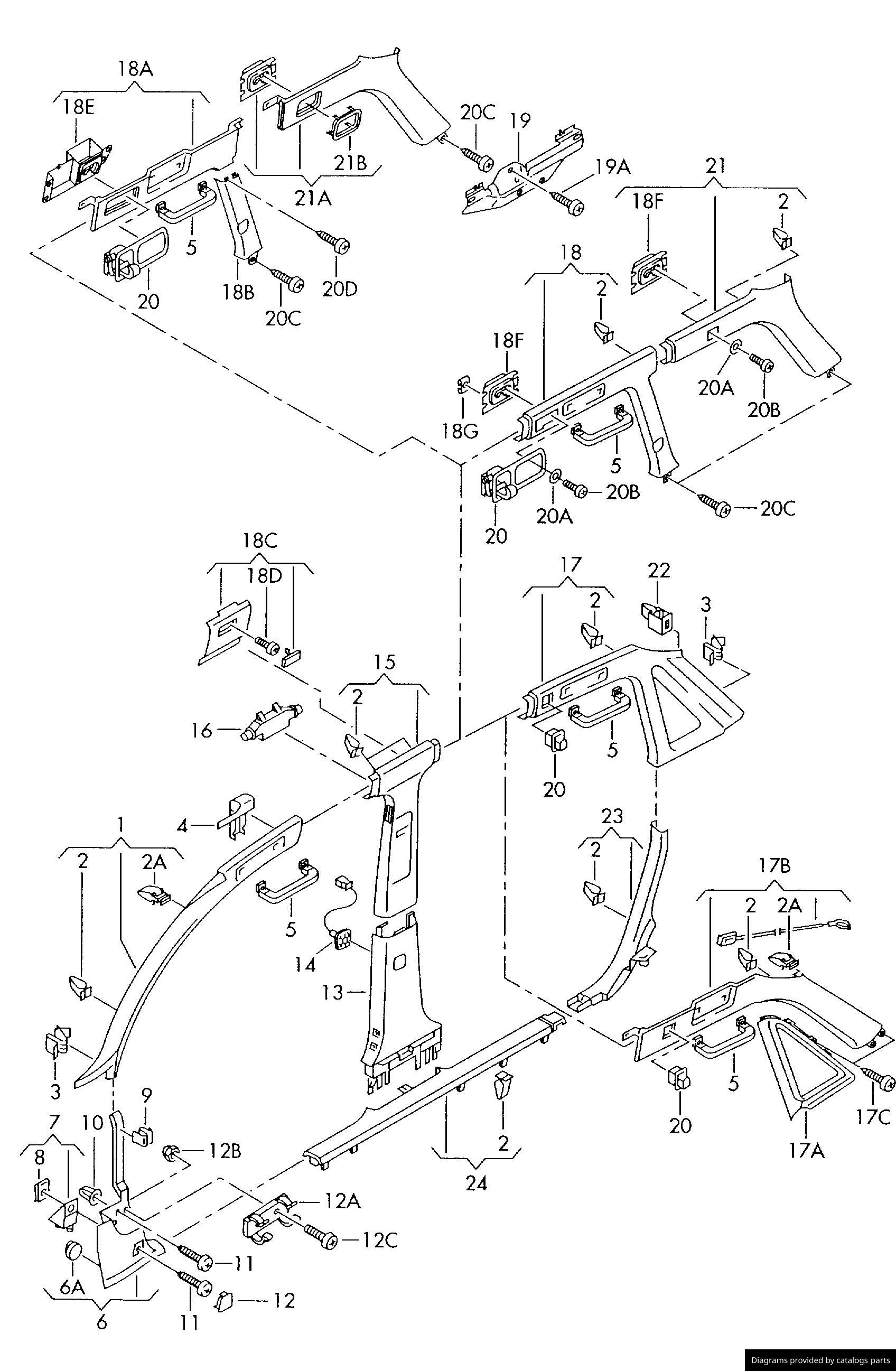 Car part diagram