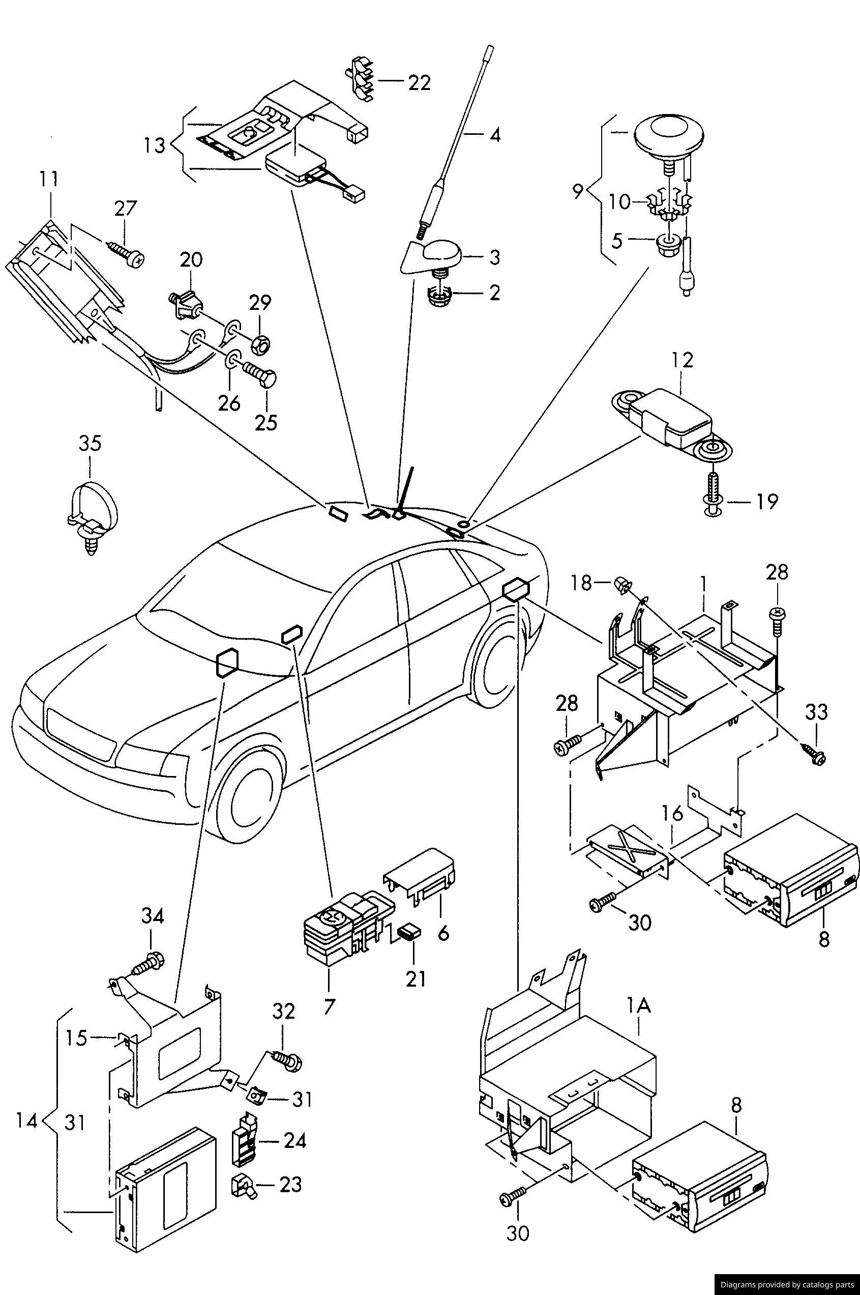 Car part diagram