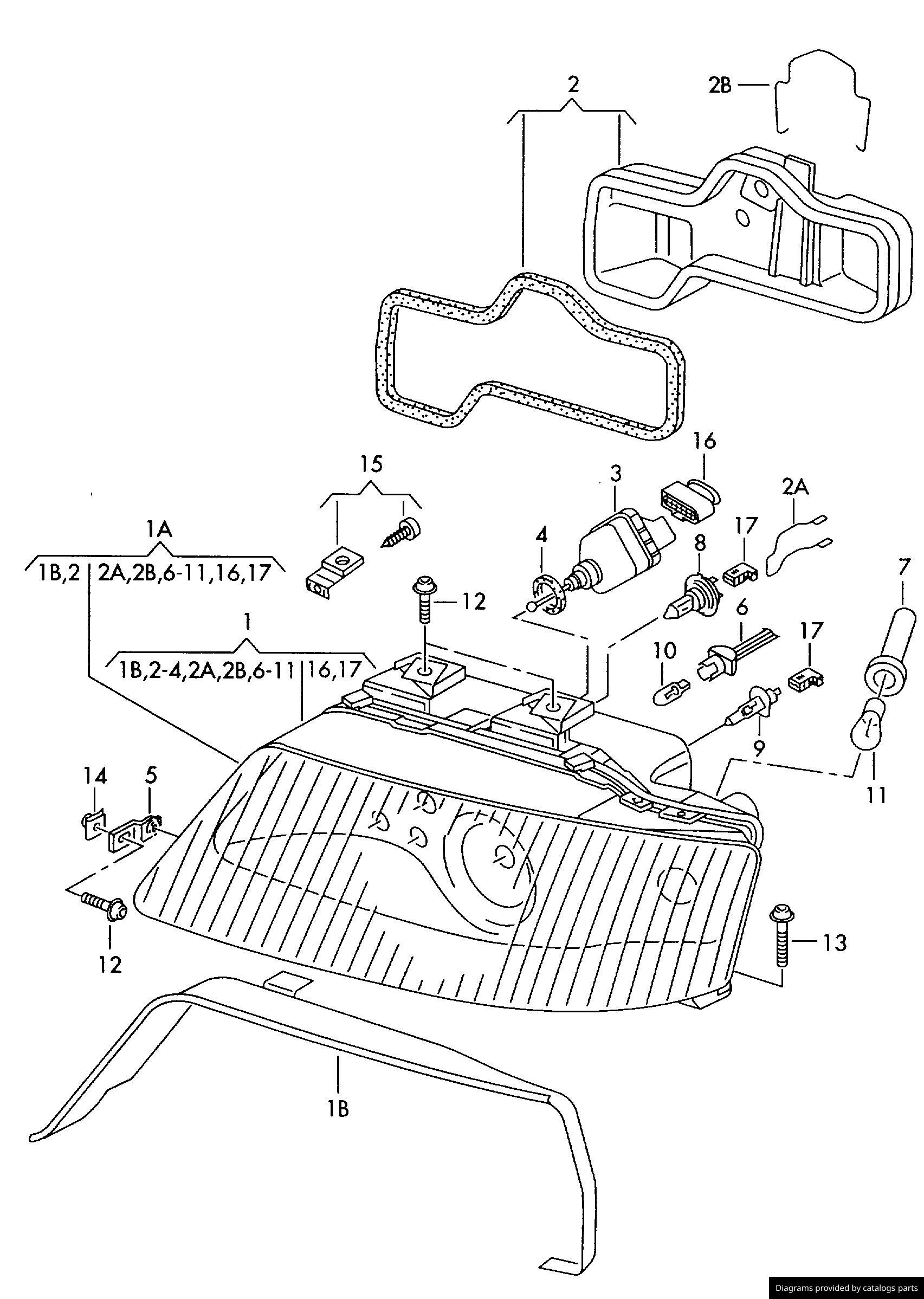 Car part diagram