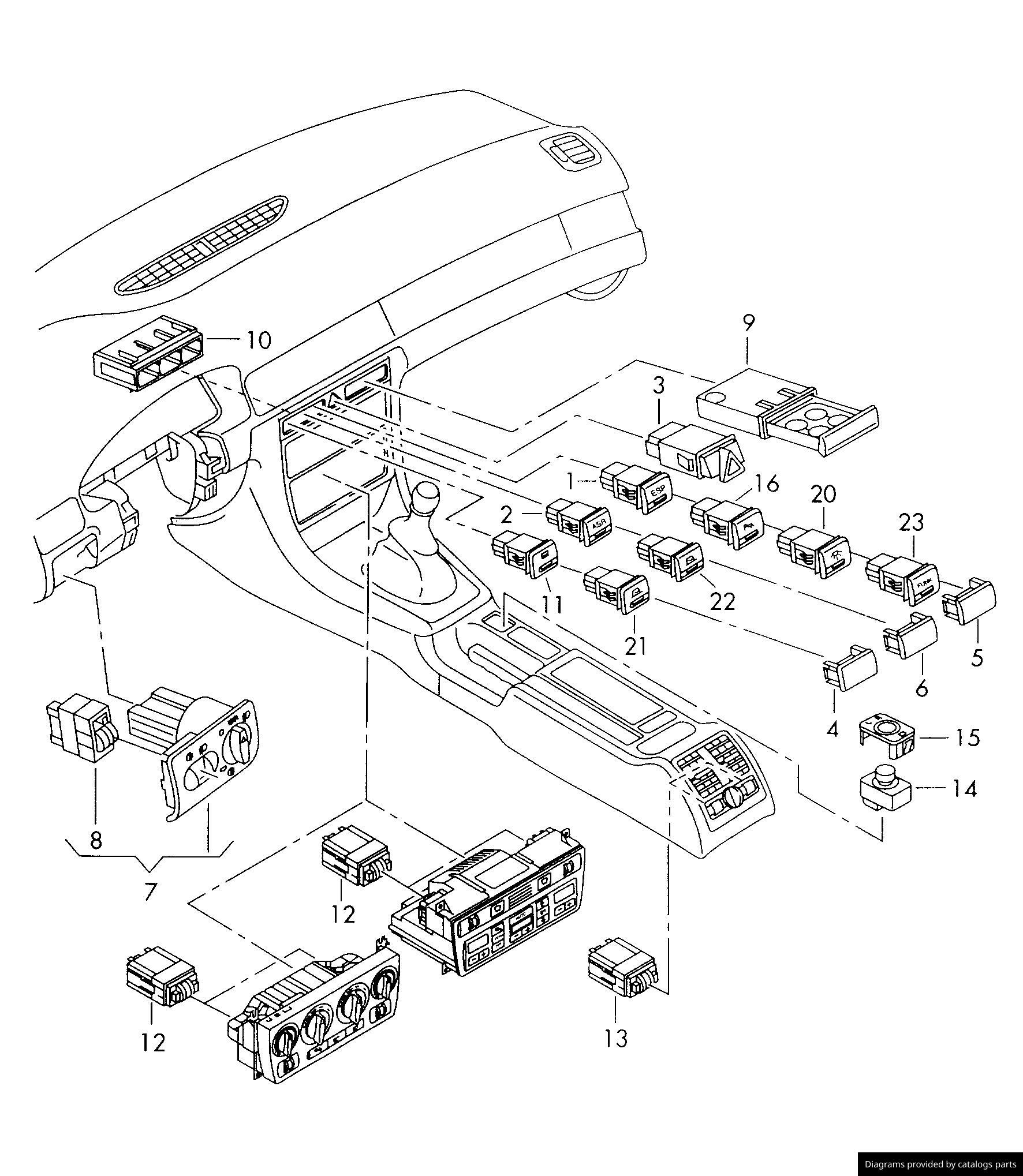 Car part diagram