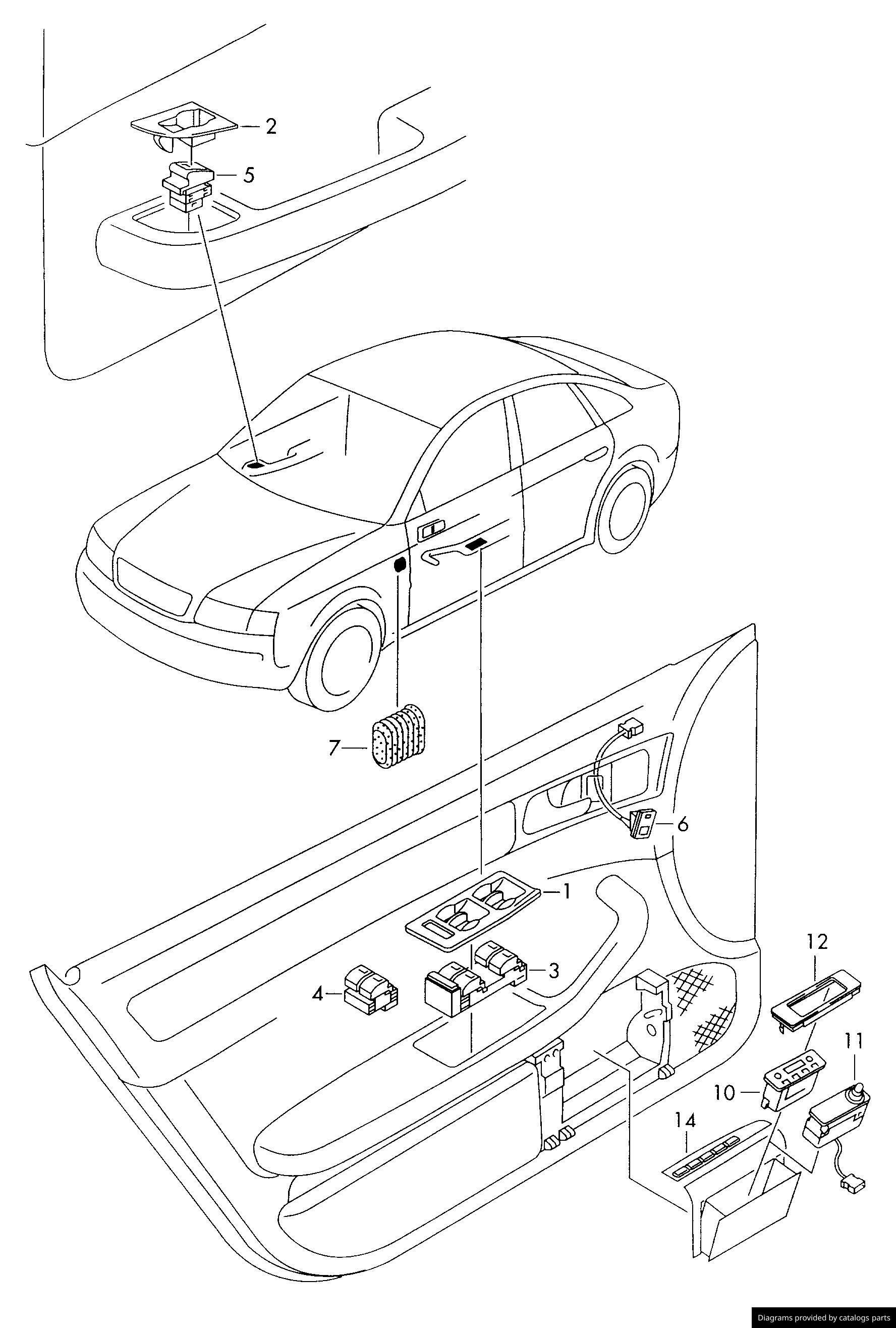 Car part diagram