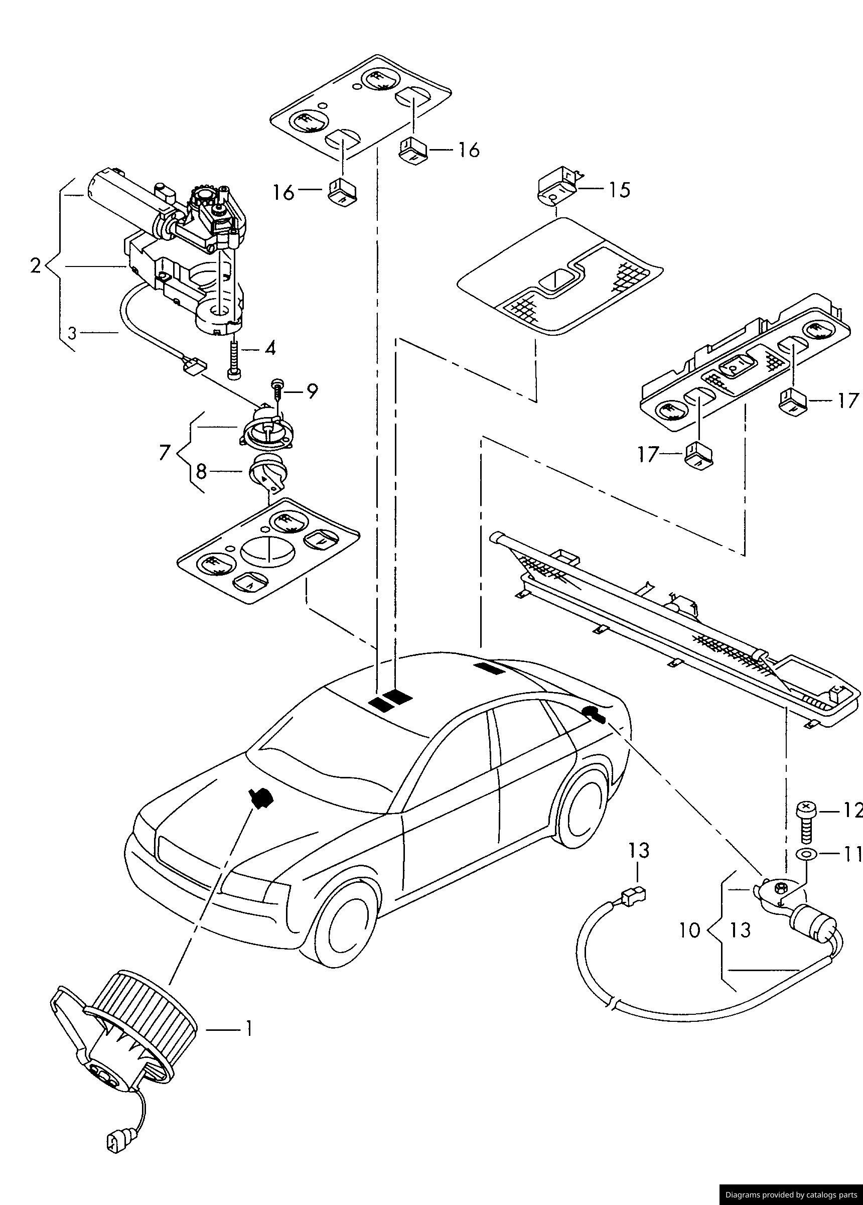 Car part diagram