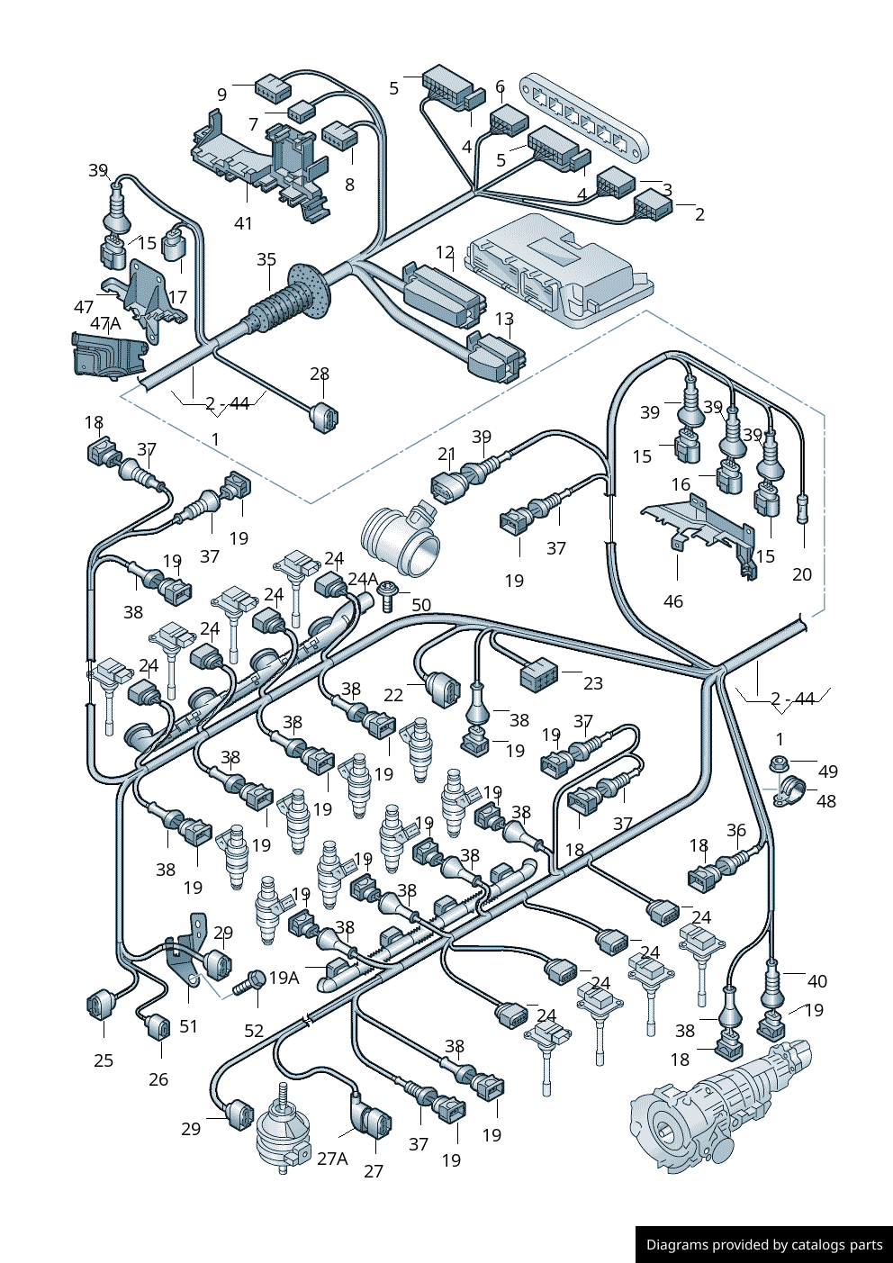 Car part diagram