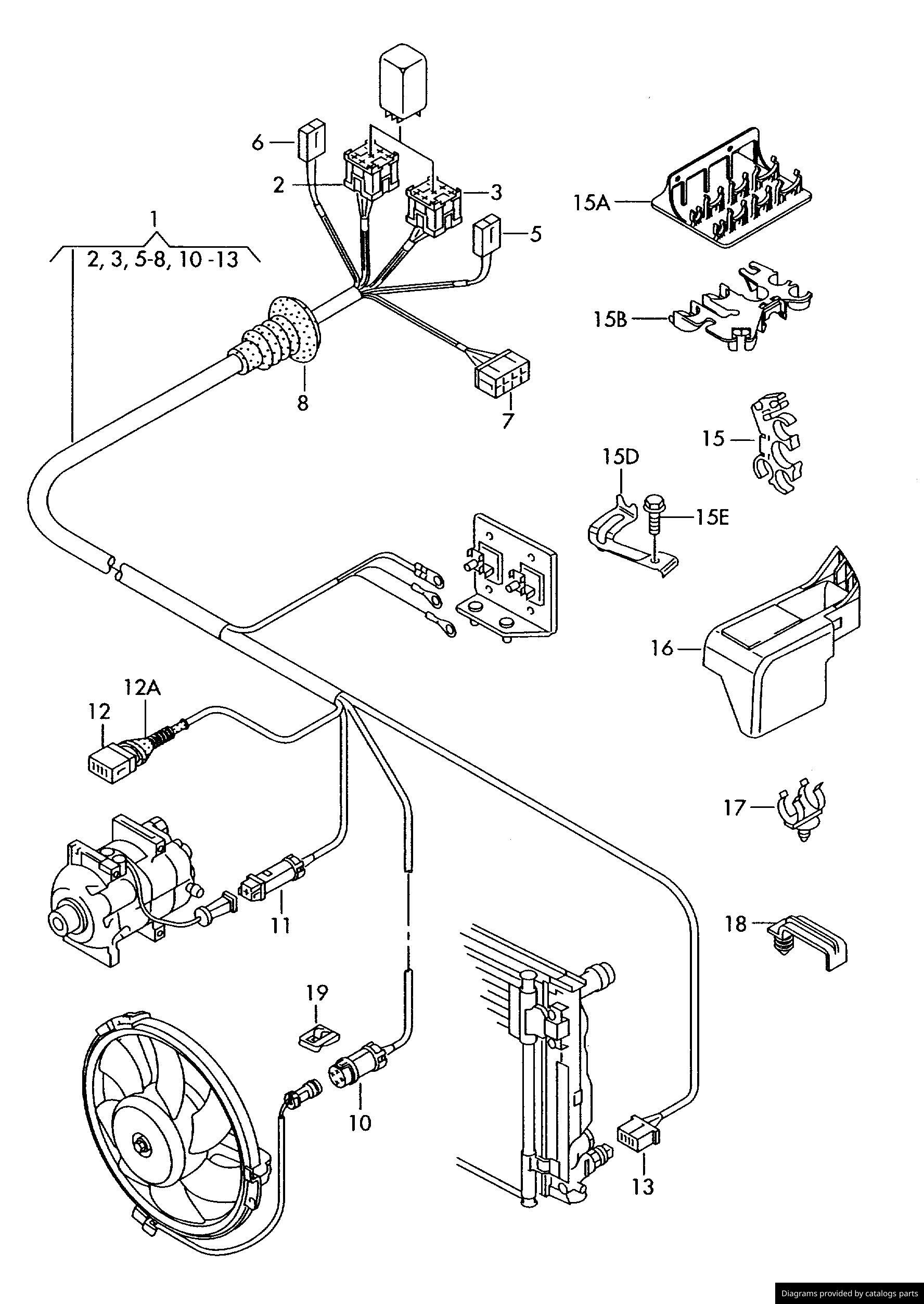 Car part diagram