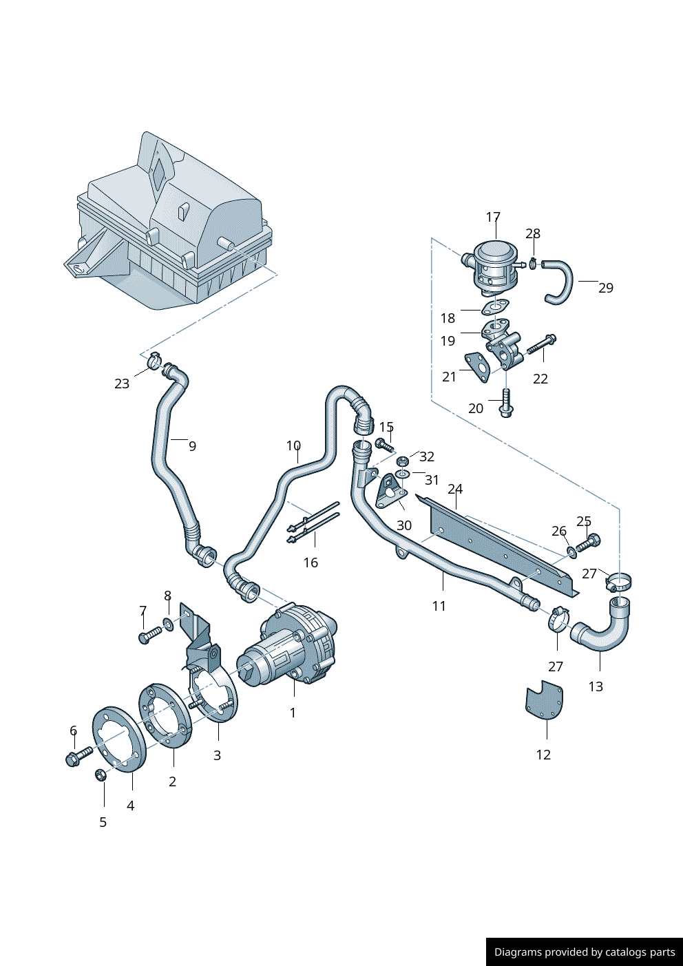Car part diagram