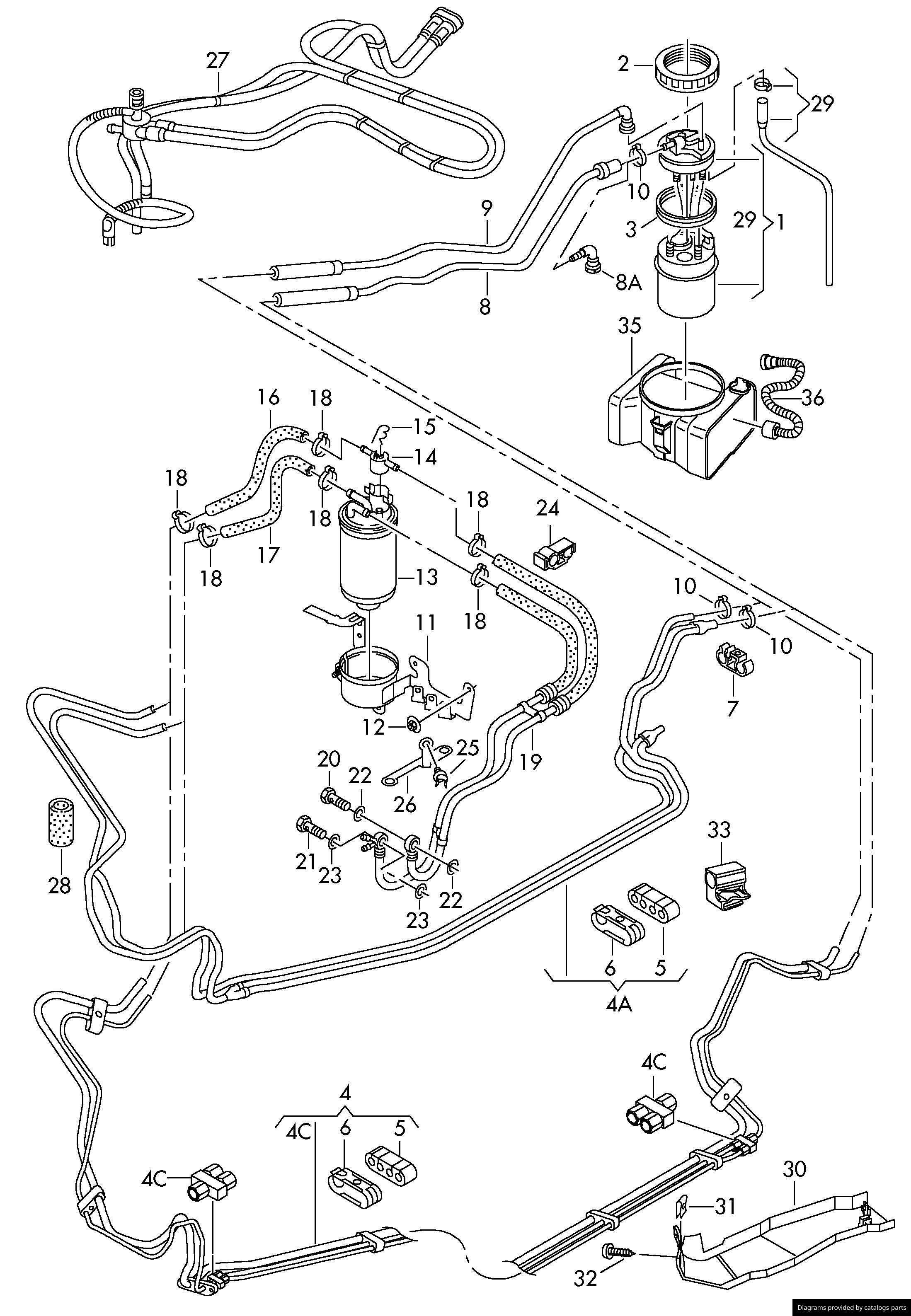 Car part diagram