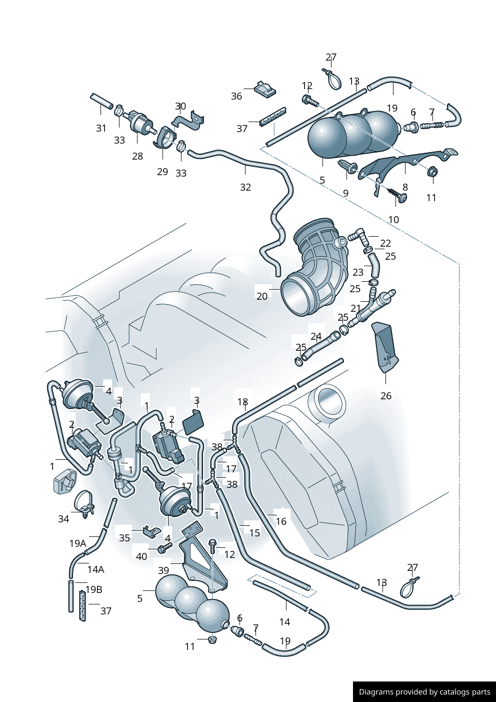 Car part diagram