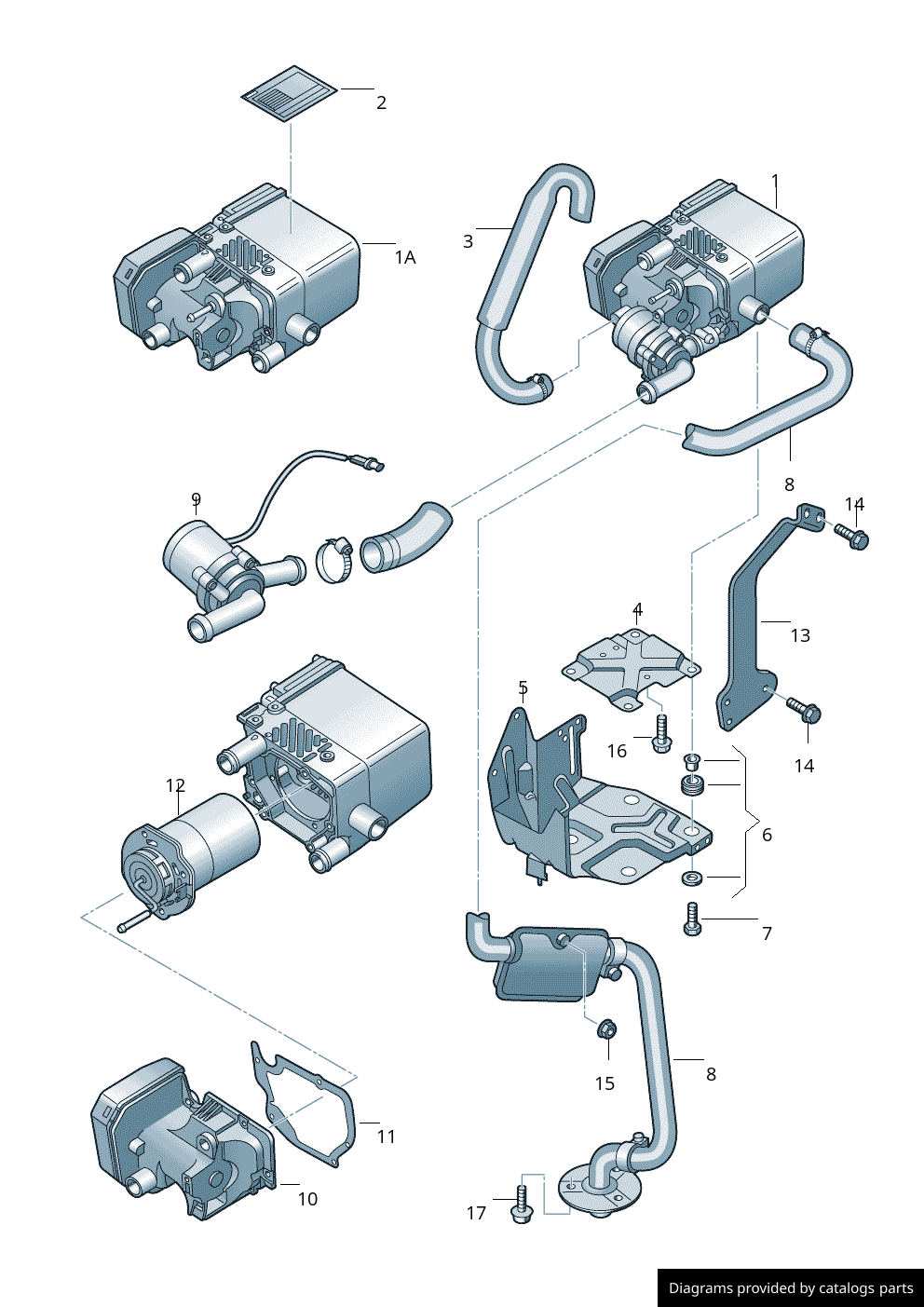 Car part diagram