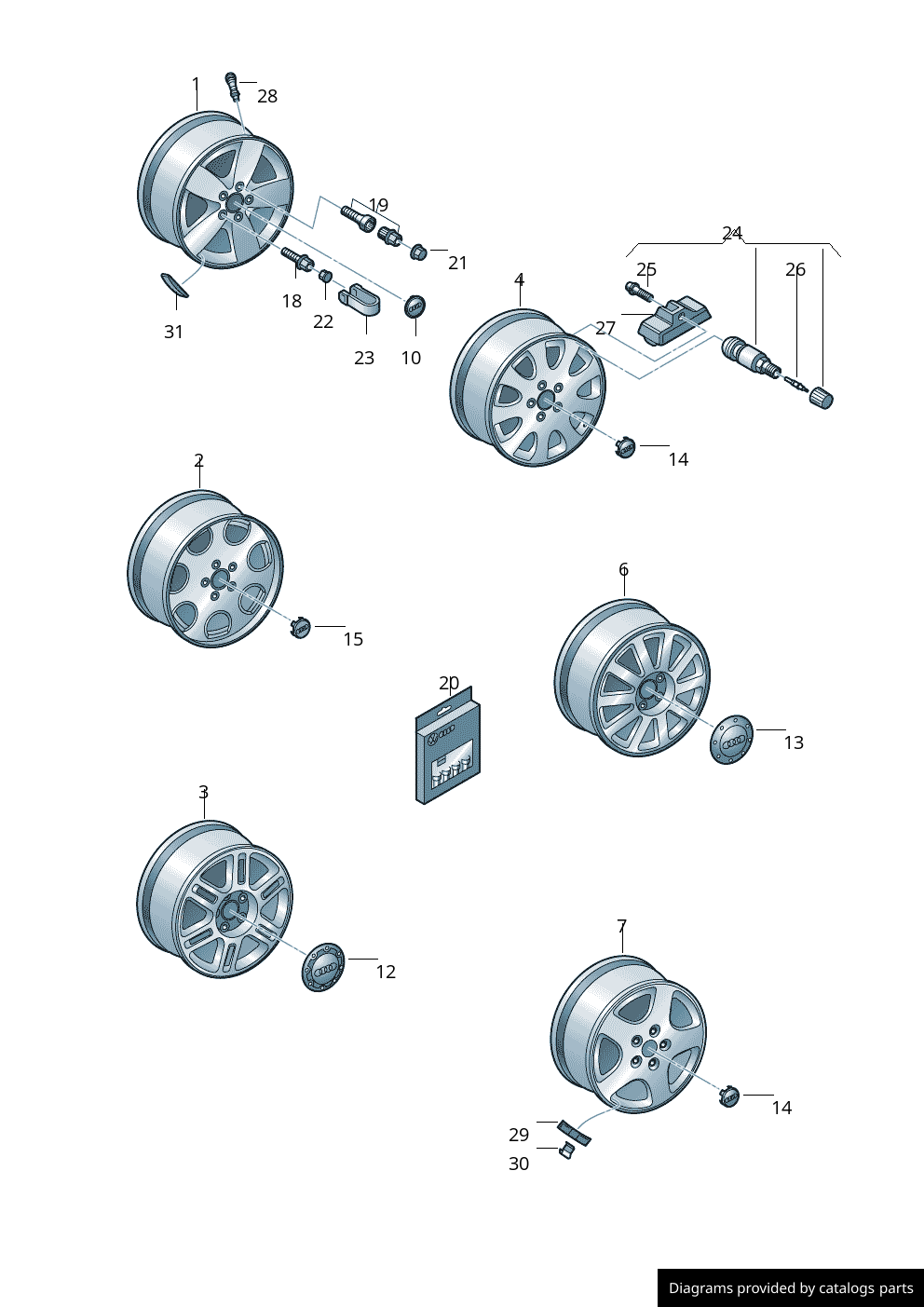 Car part diagram