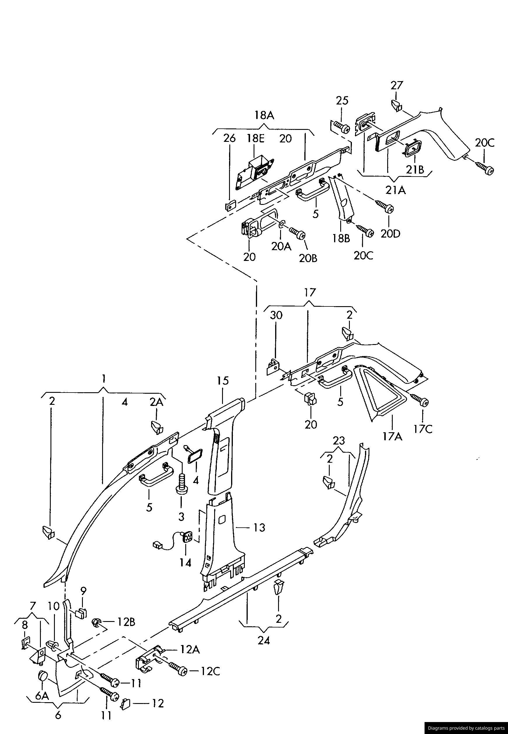 Car part diagram