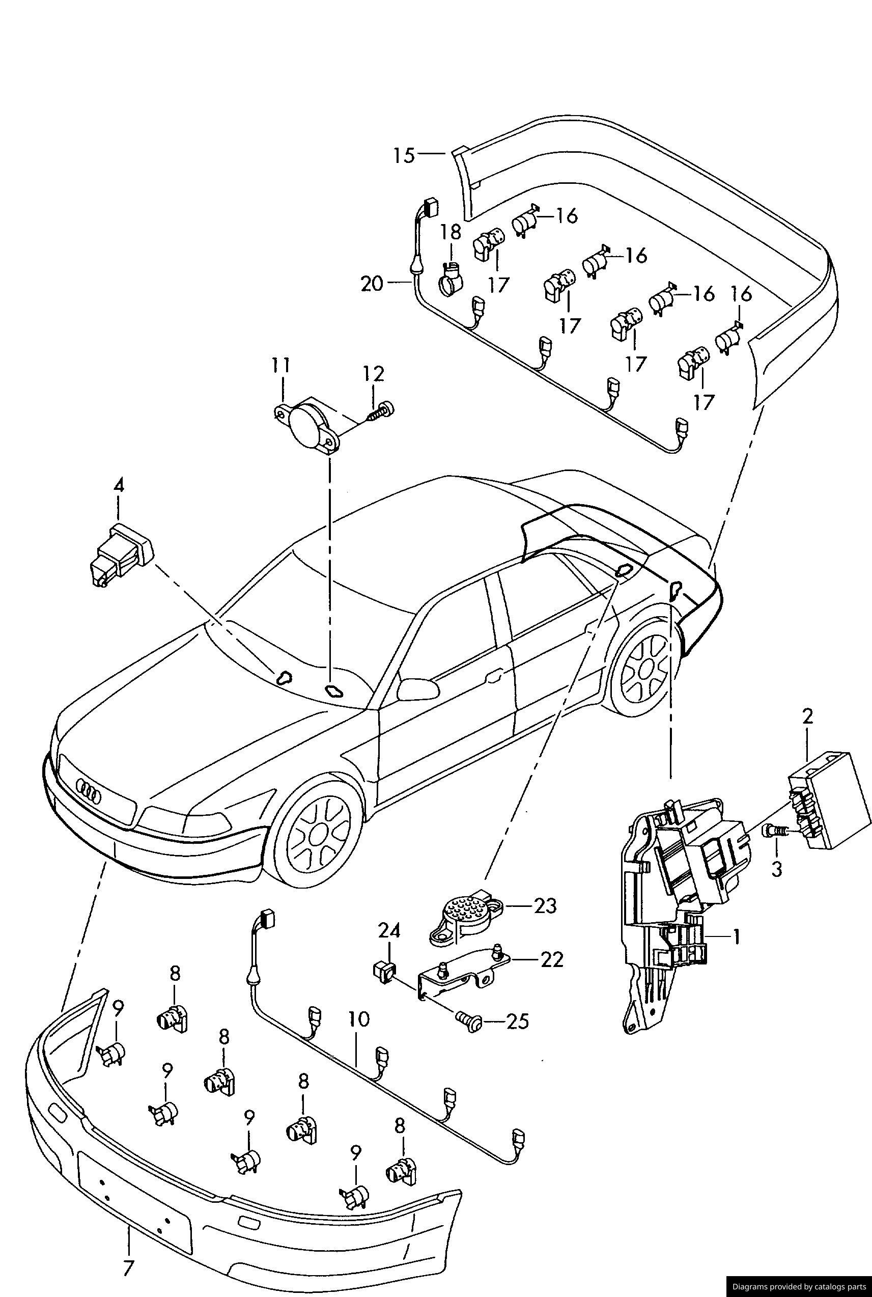Car part diagram