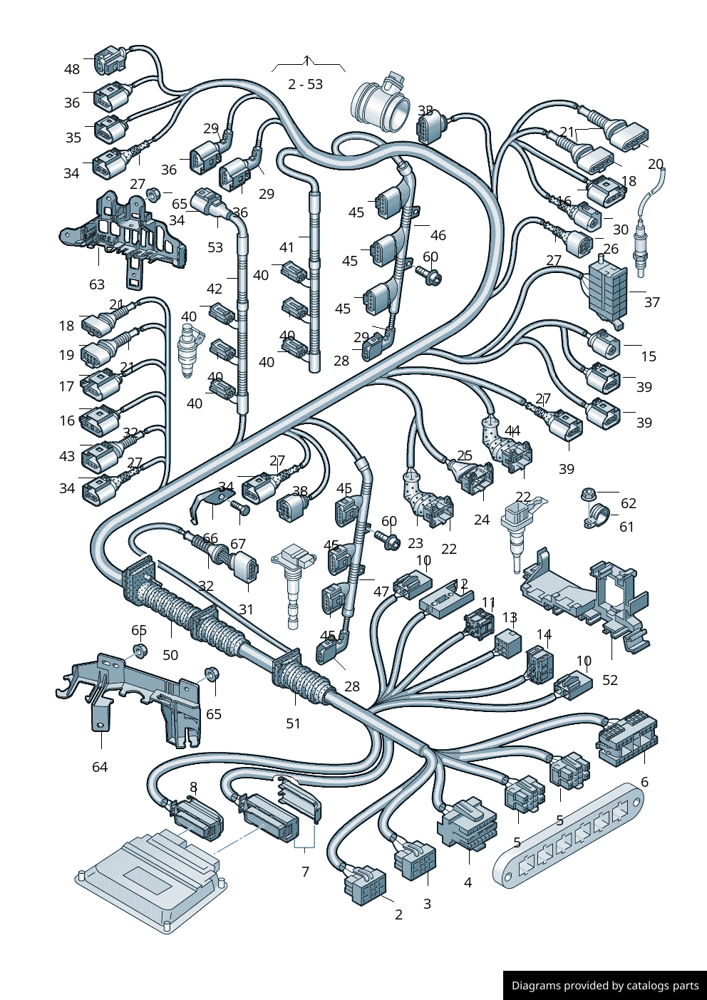 Car part diagram
