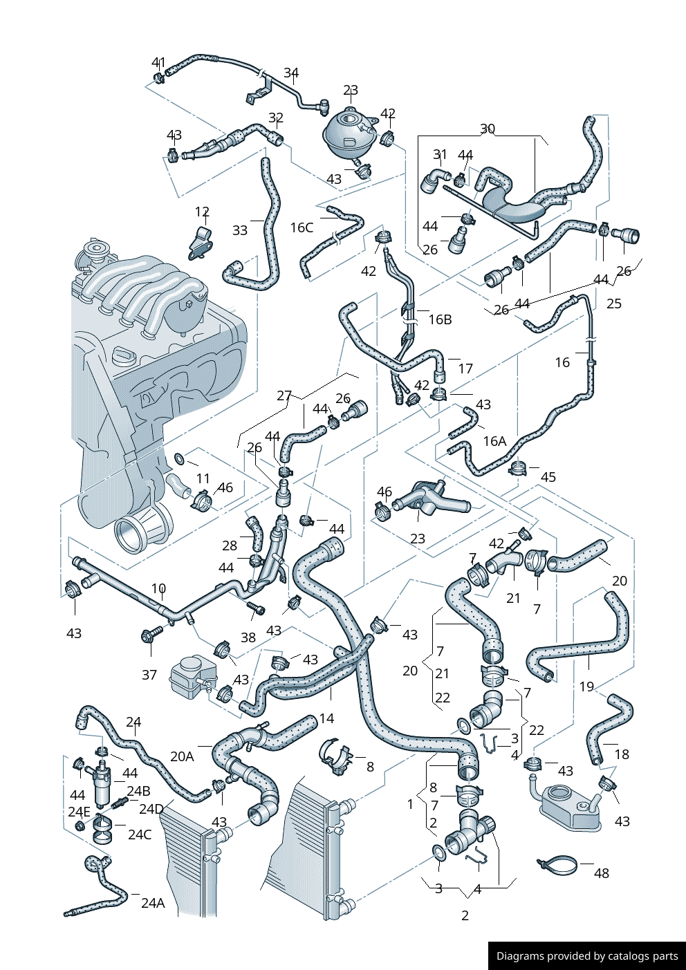 Car part diagram