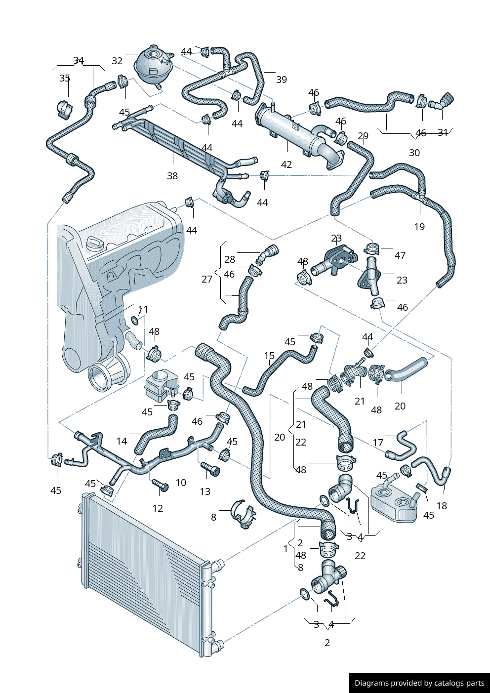 Car part diagram
