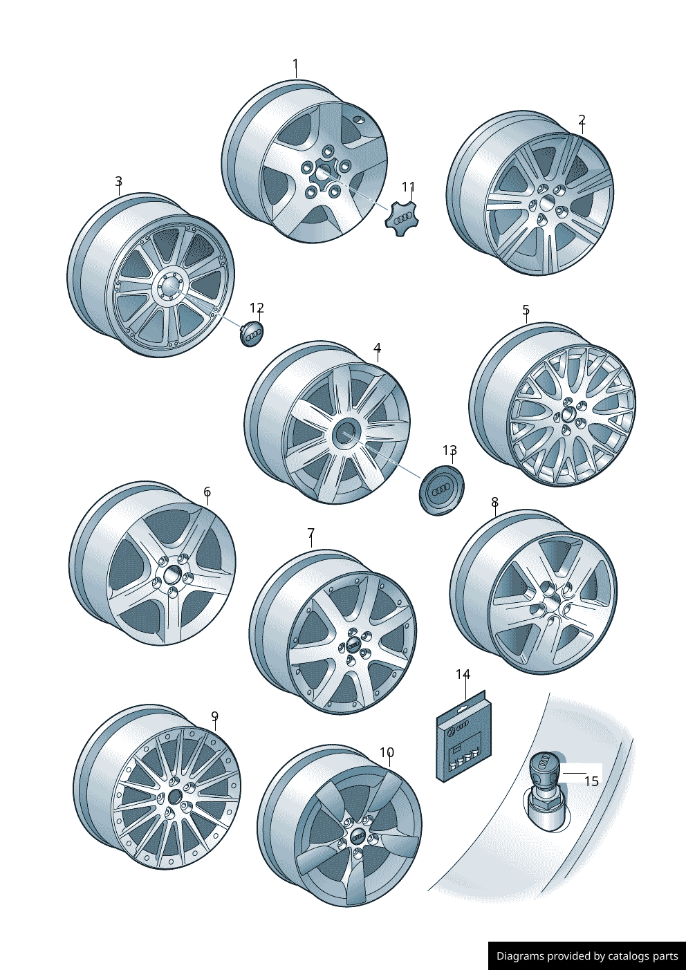 Car part diagram