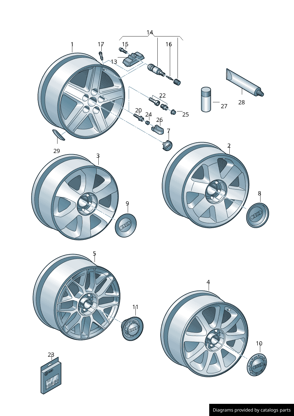 Car part diagram