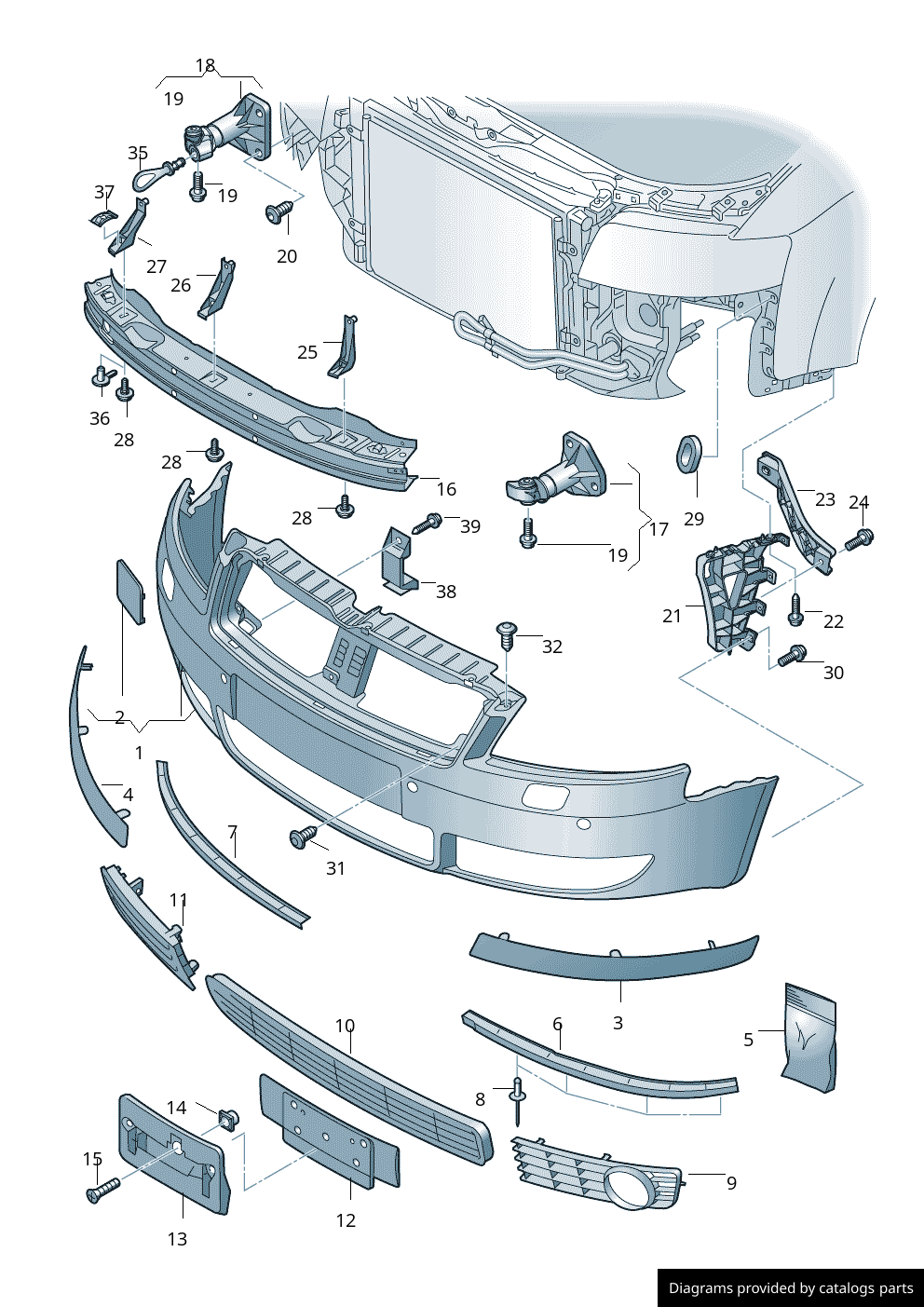 Car part diagram
