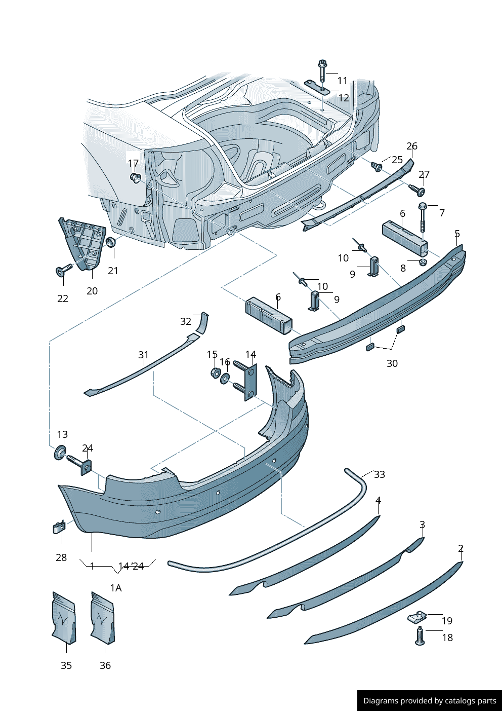 Car part diagram