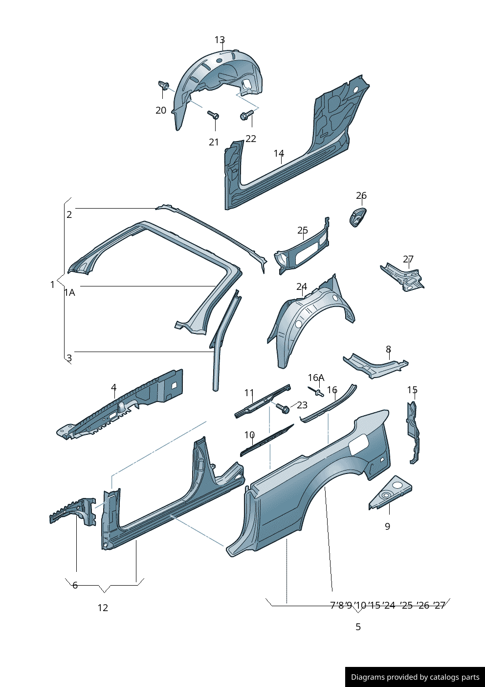 Car part diagram
