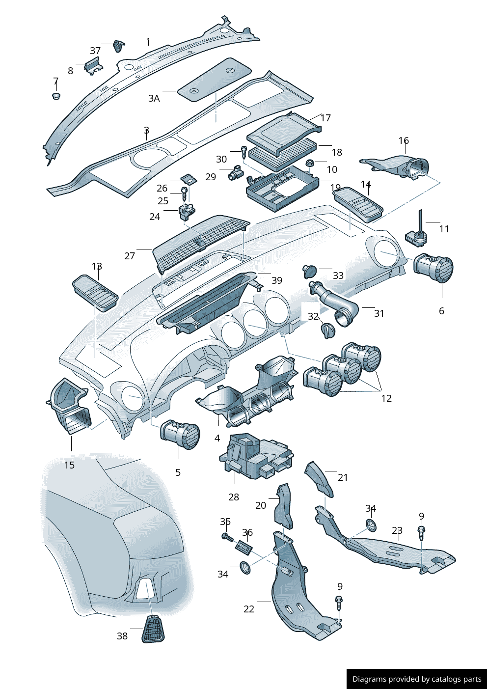 Car part diagram