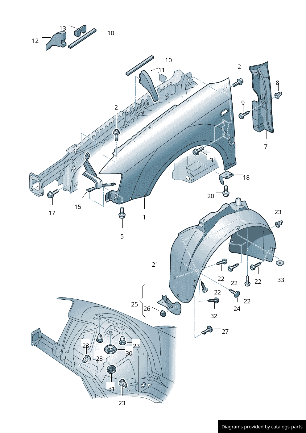 Car part diagram