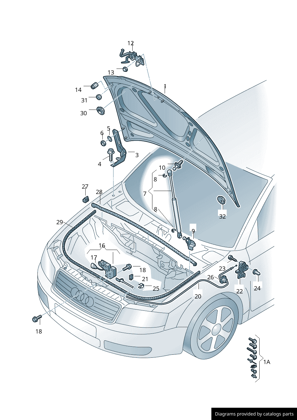 Car part diagram