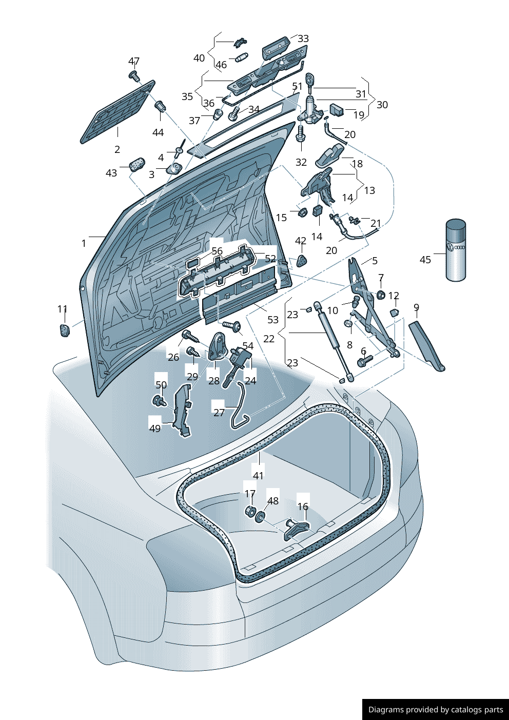Car part diagram