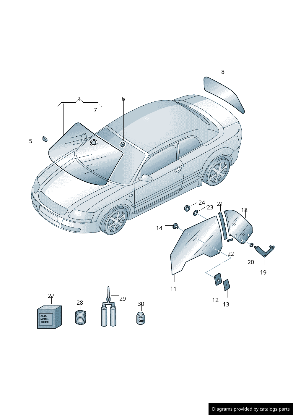 Car part diagram