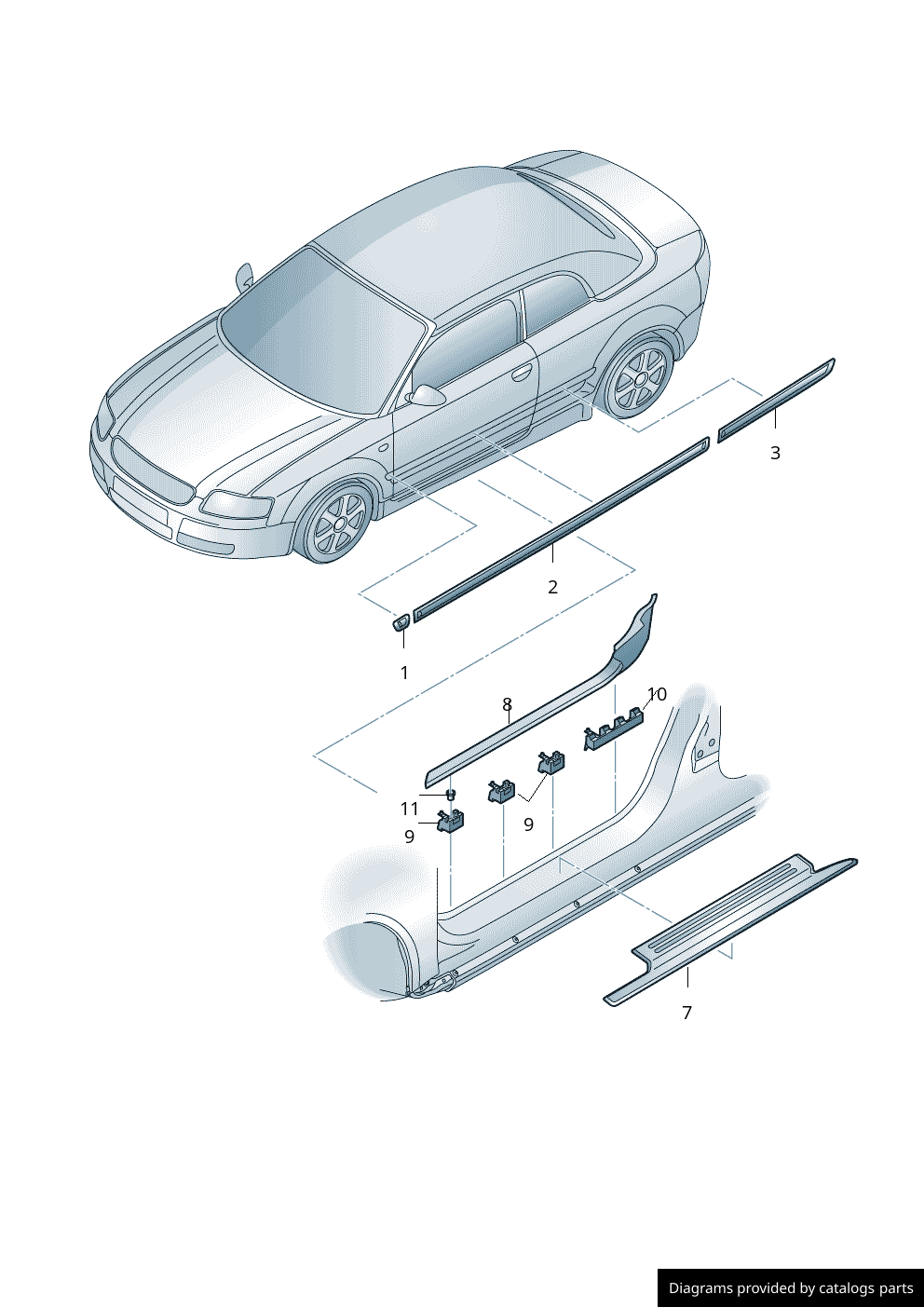 Car part diagram