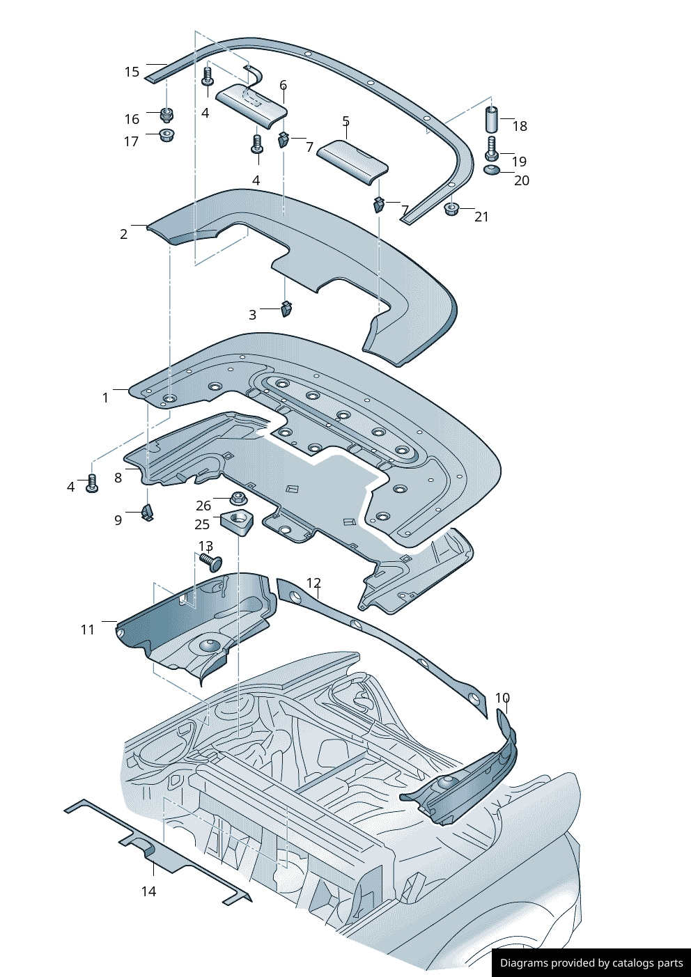 Car part diagram