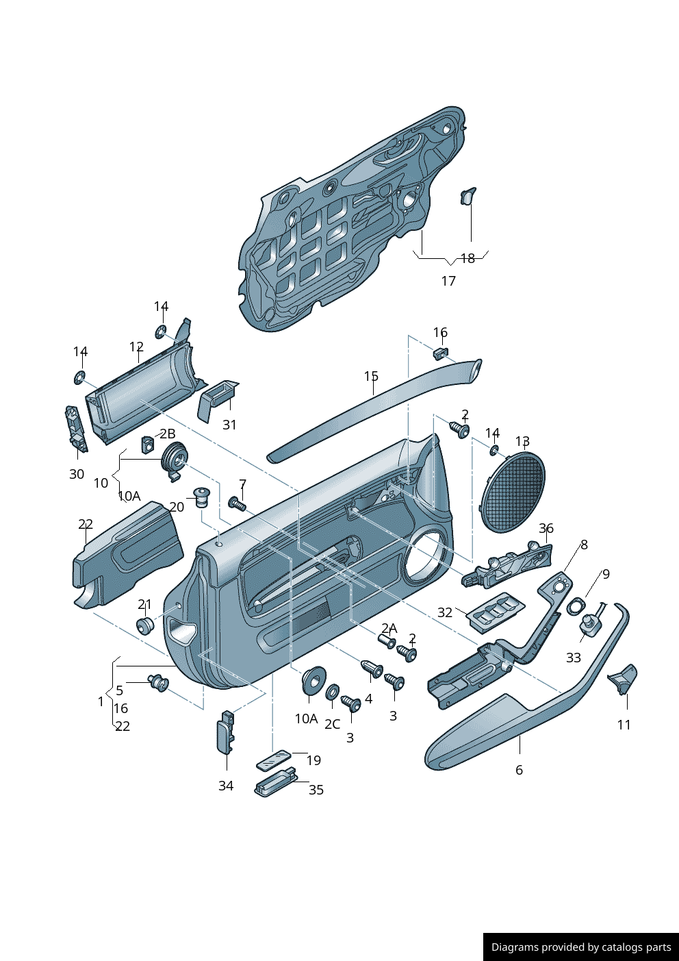 Car part diagram