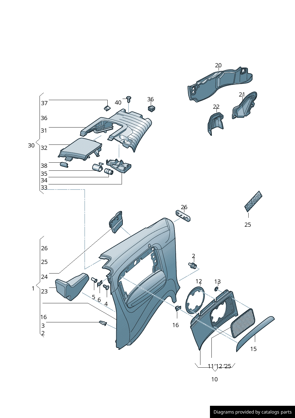 Car part diagram