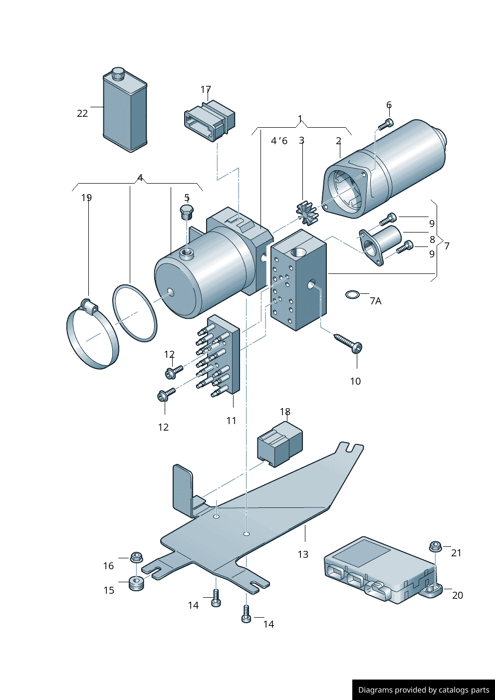Car part diagram