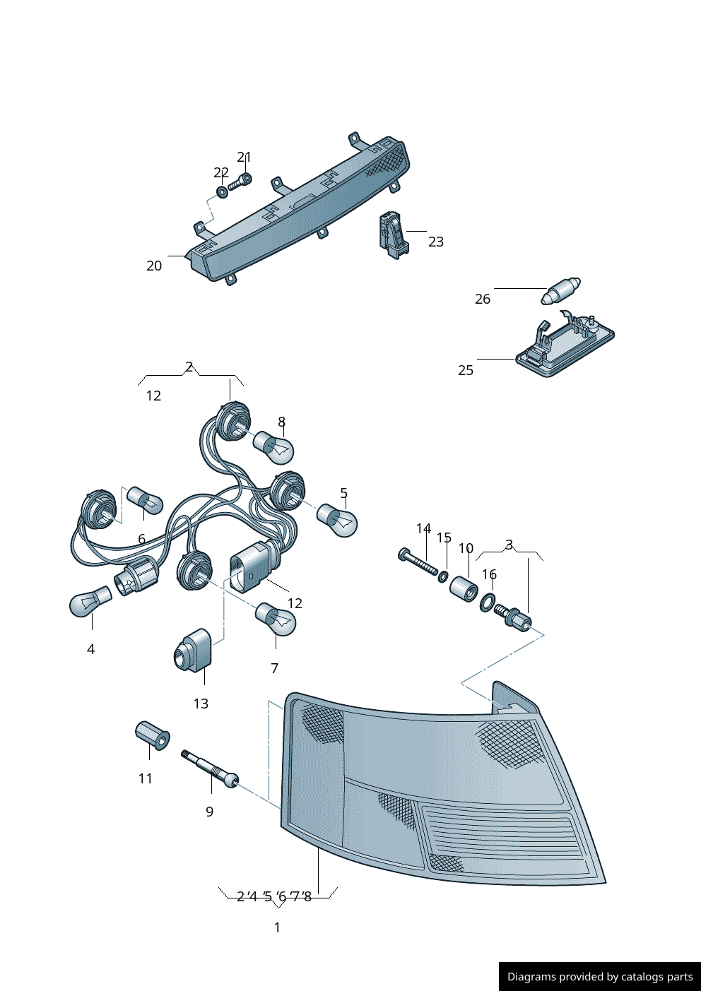 Car part diagram