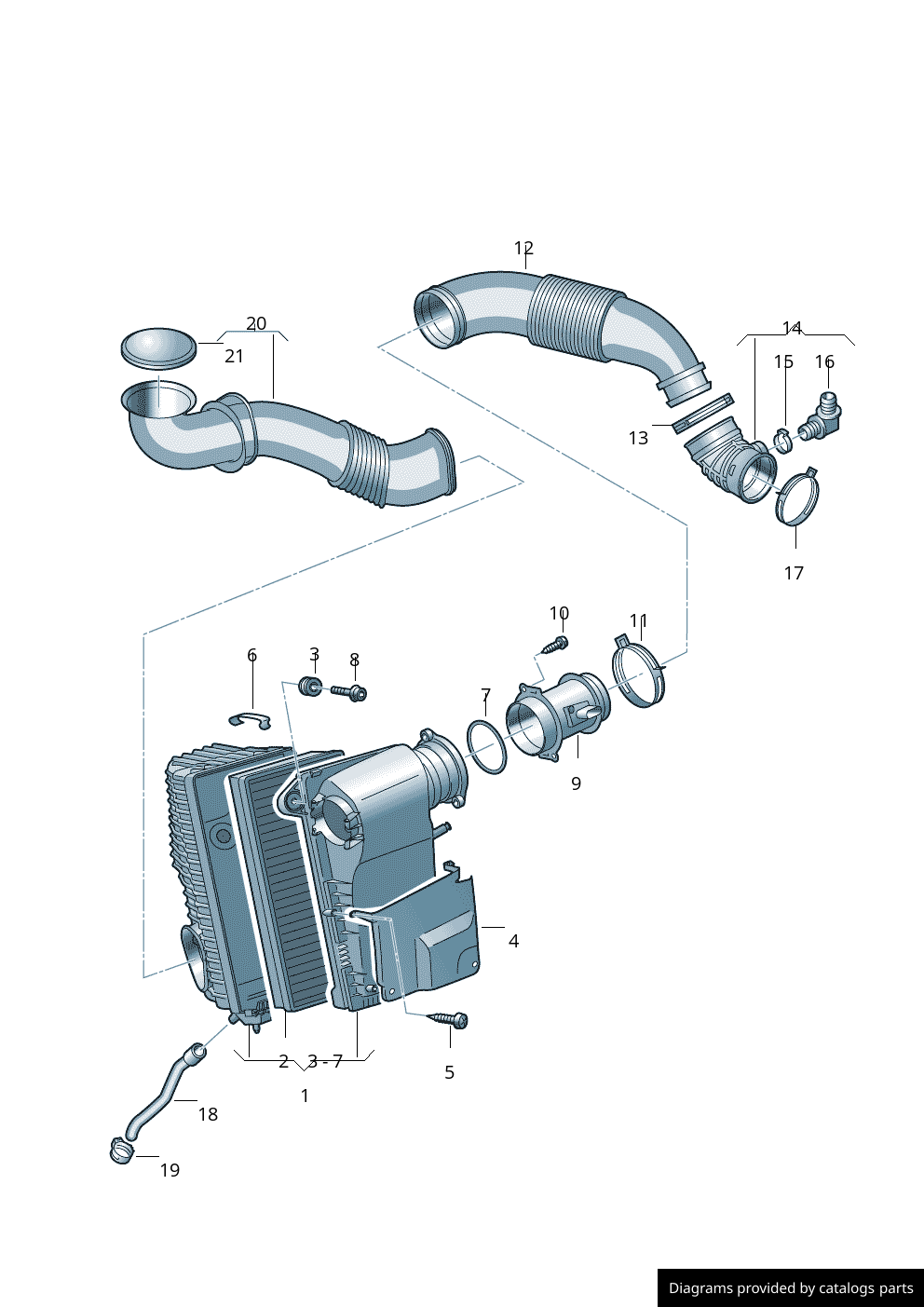 Car part diagram
