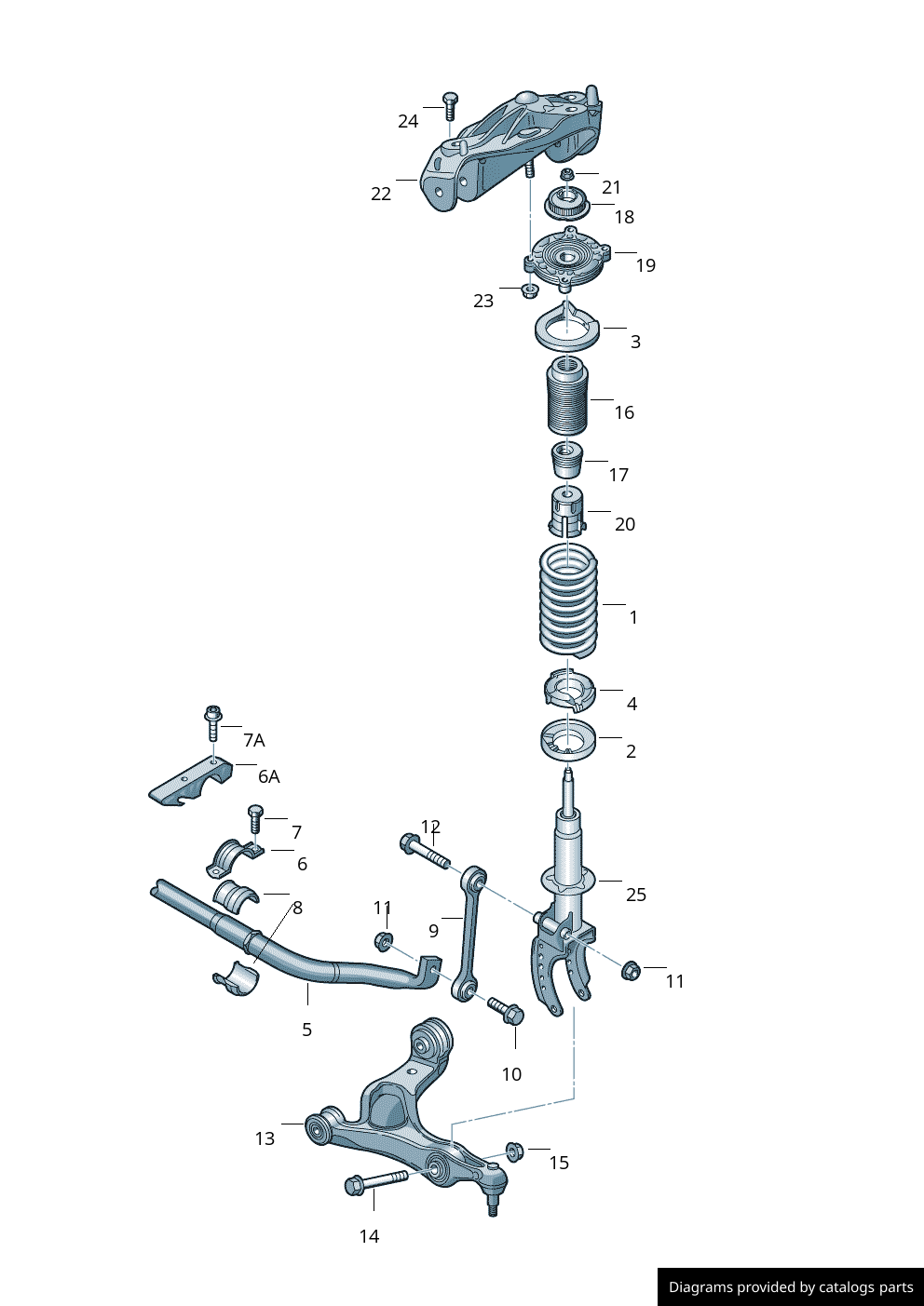 Car part diagram
